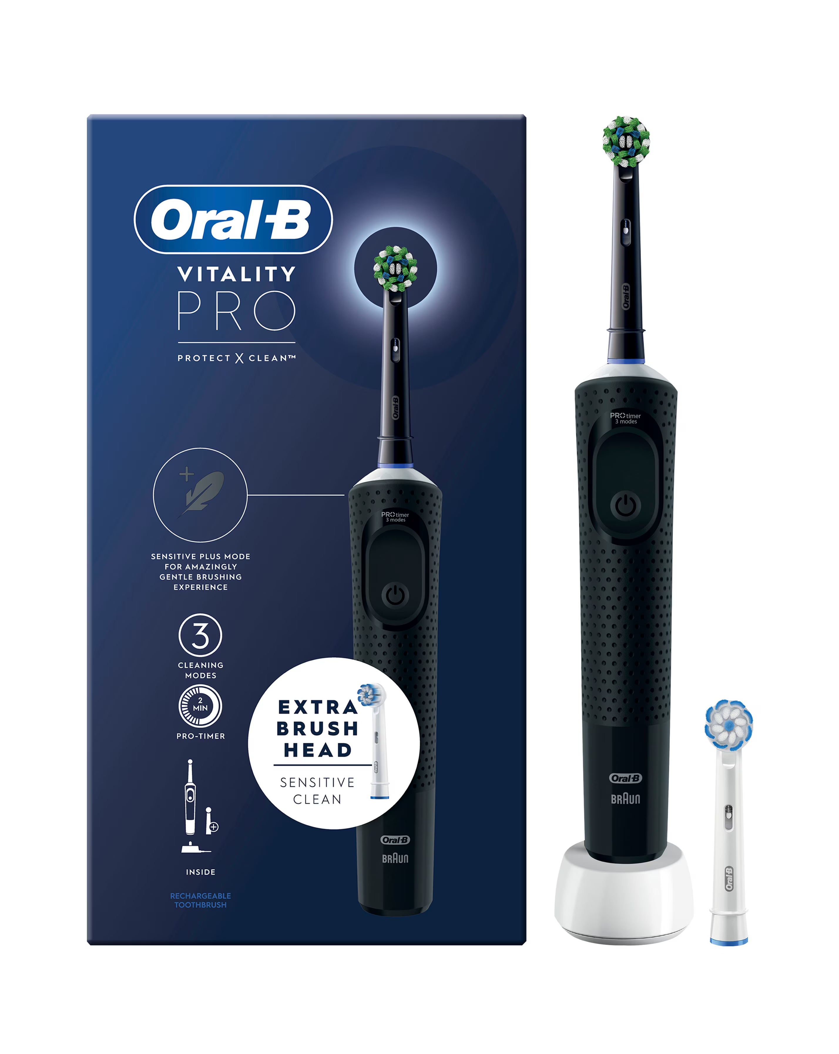 Oral-B Vitality Pro Black Electric Toothbrush 1 Oral-B Vitality Pro Black Electric Toothbrush