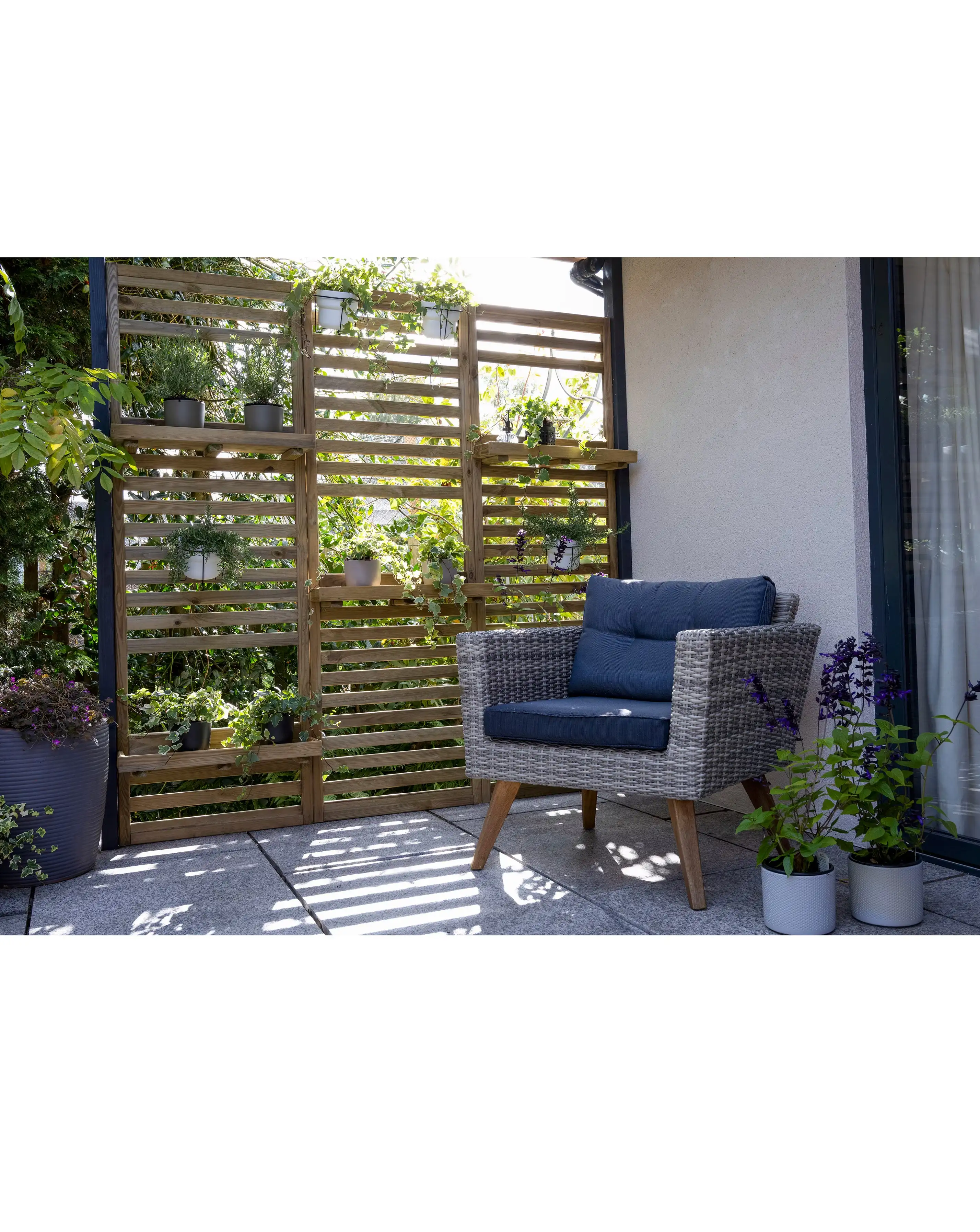 Forest Slatted Wall Planter 1 Shelf 7 Forest Slatted Wall Planter 1 Shelf
