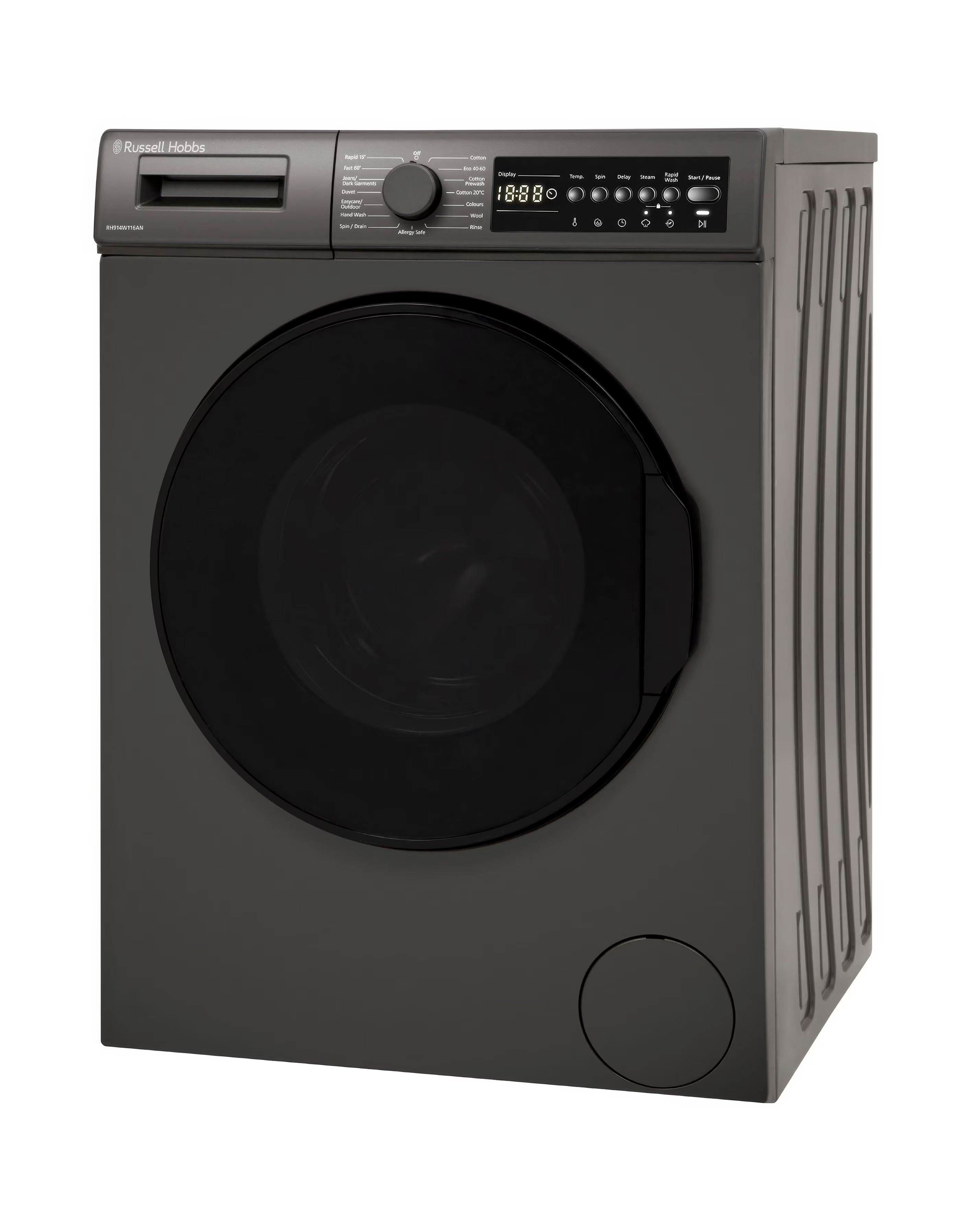 Russell Hobbs 9KG/1400RPM Washing Machine - Anthracite 2 Russell Hobbs 9KG/1400RPM Washing Machine - Anthracite