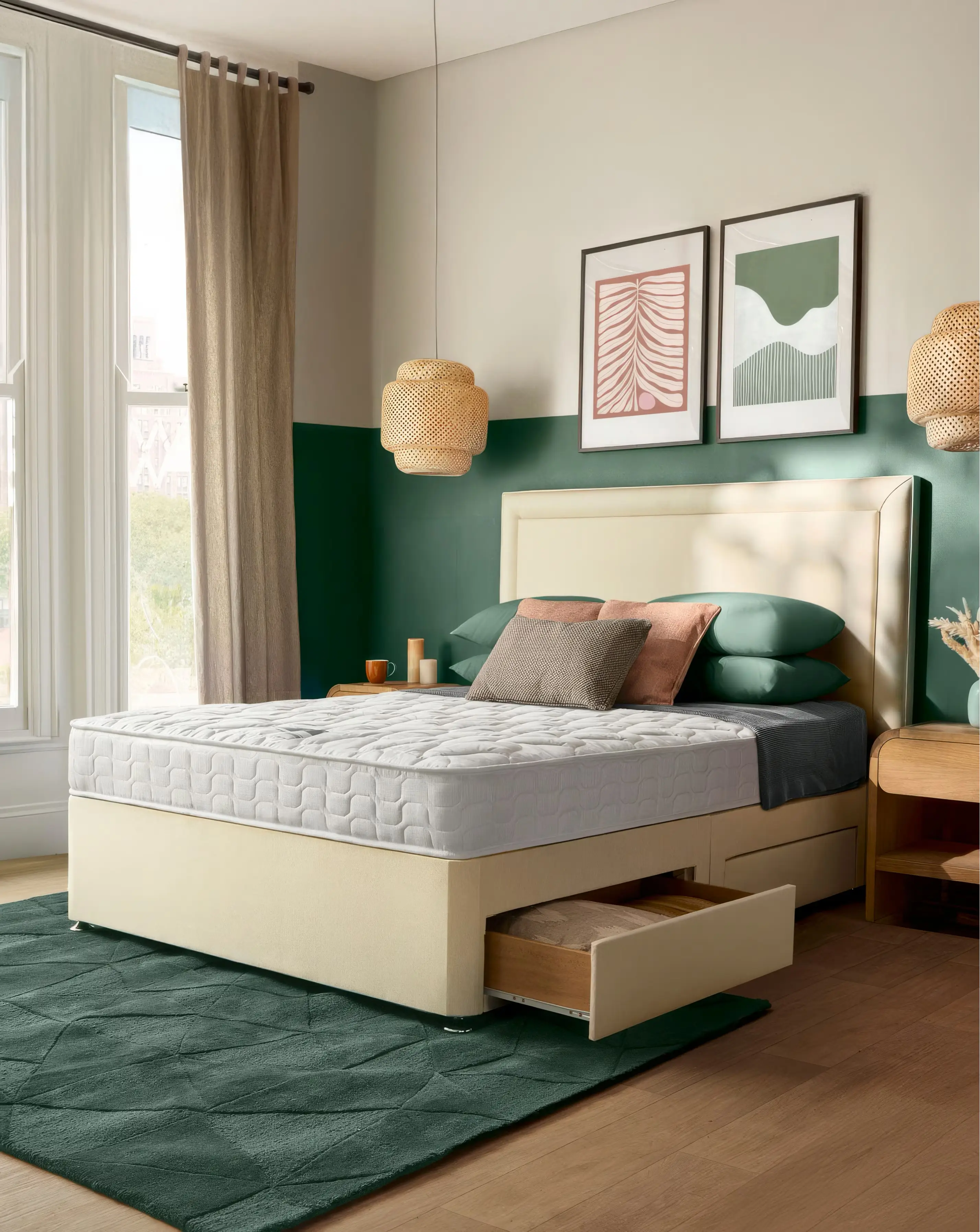 Silentnight Miracoil Ortho Divan Set with 4 Drawers 2 Silentnight Miracoil Ortho Divan Set with 4 Drawers