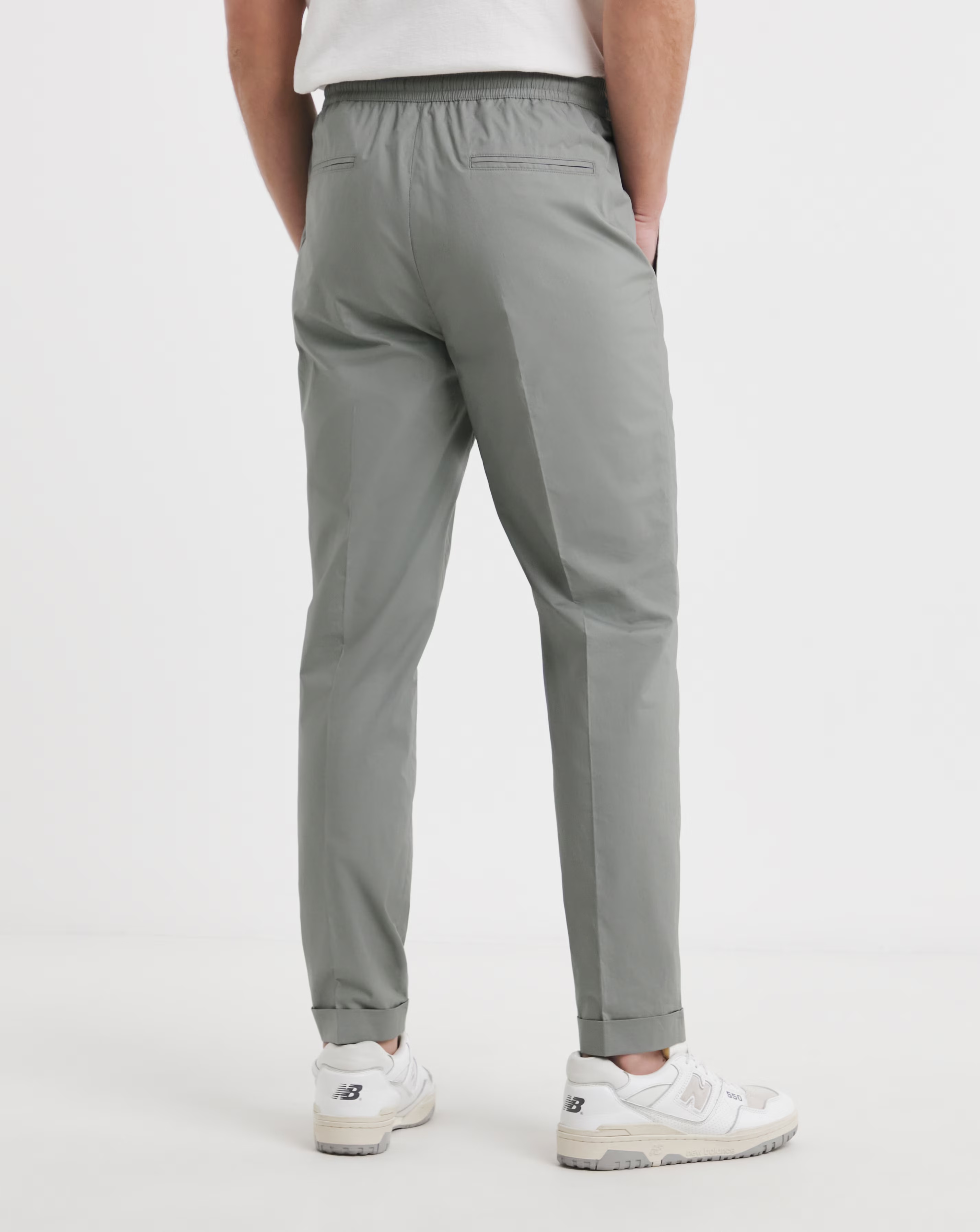 Lightweight Elasticated Tapered Trouser 2 Lightweight Elasticated Tapered Trouser