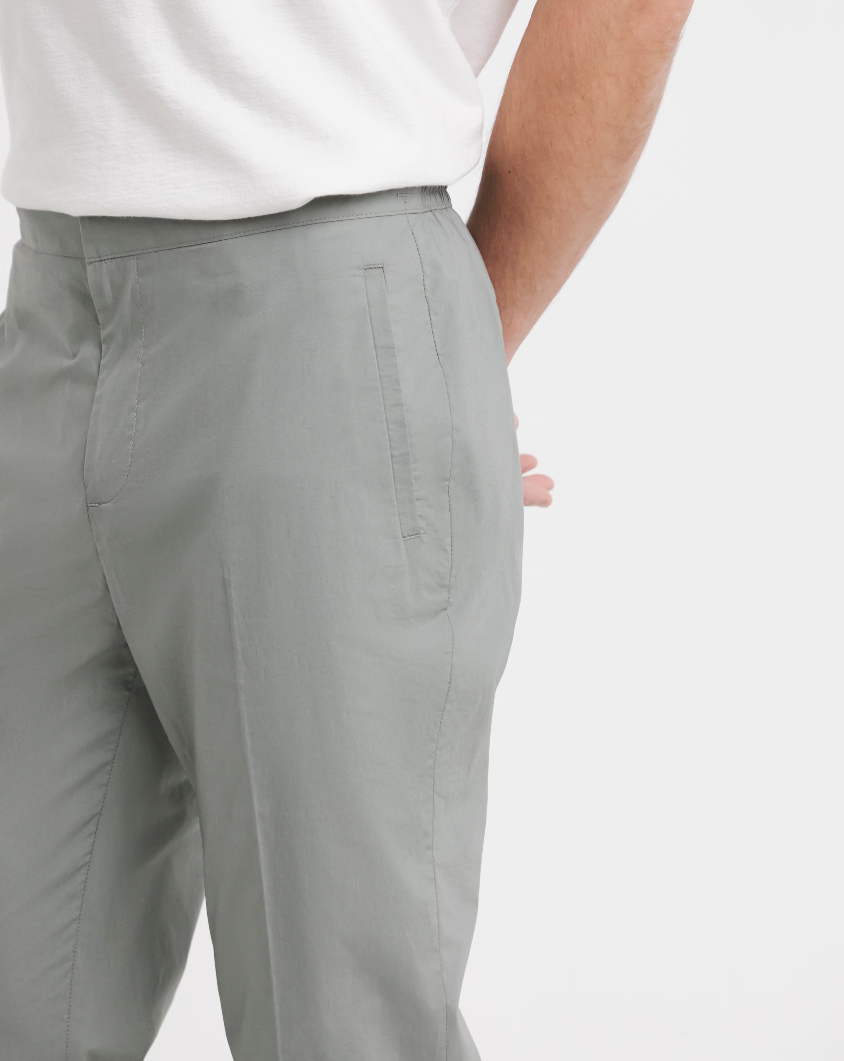 Lightweight Elasticated Tapered Trouser 4 Lightweight Elasticated Tapered Trouser