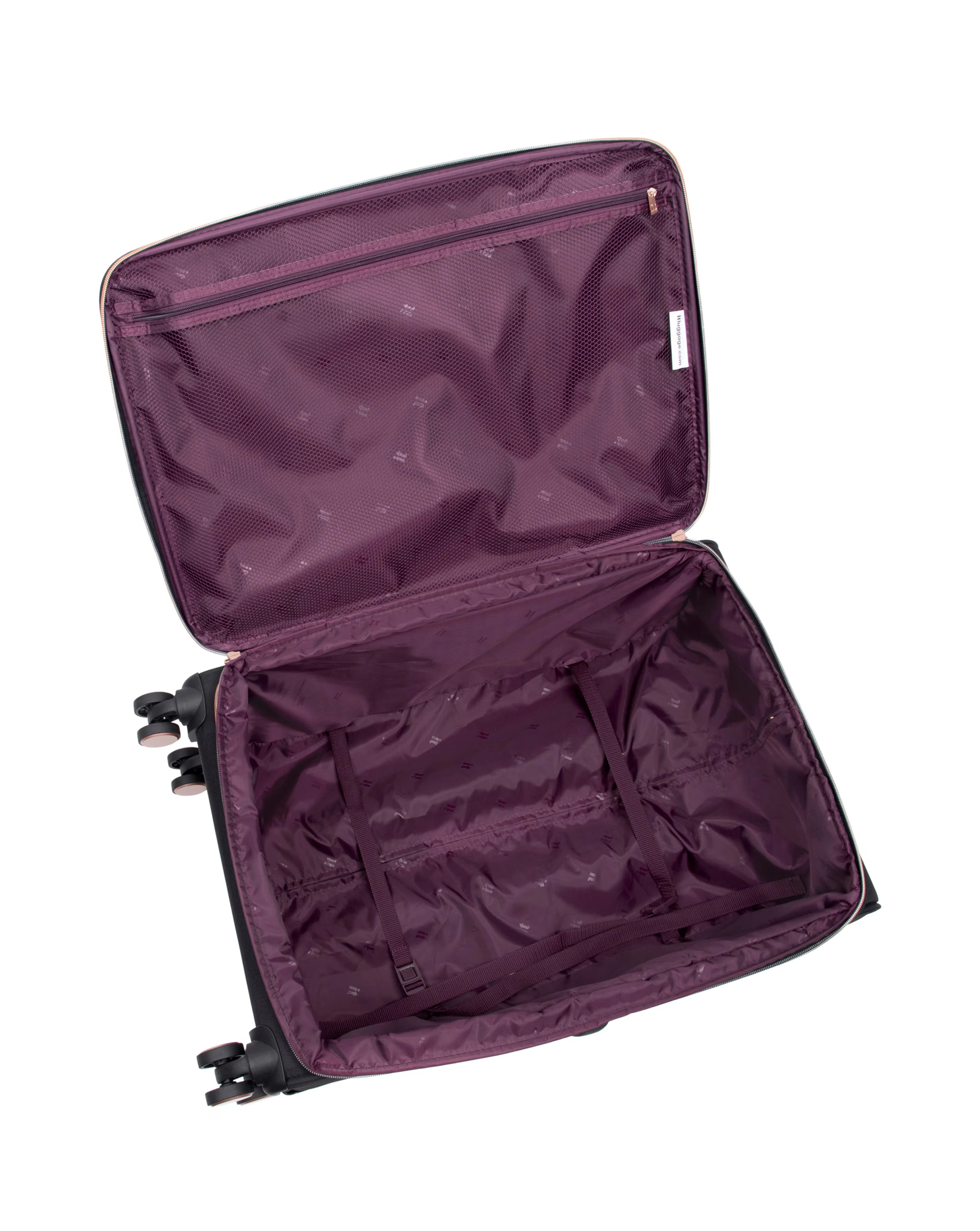 IT Luggage Esplanade 3pc Suitcase Set - Black 6 IT Luggage Esplanade 3pc Suitcase Set - Black