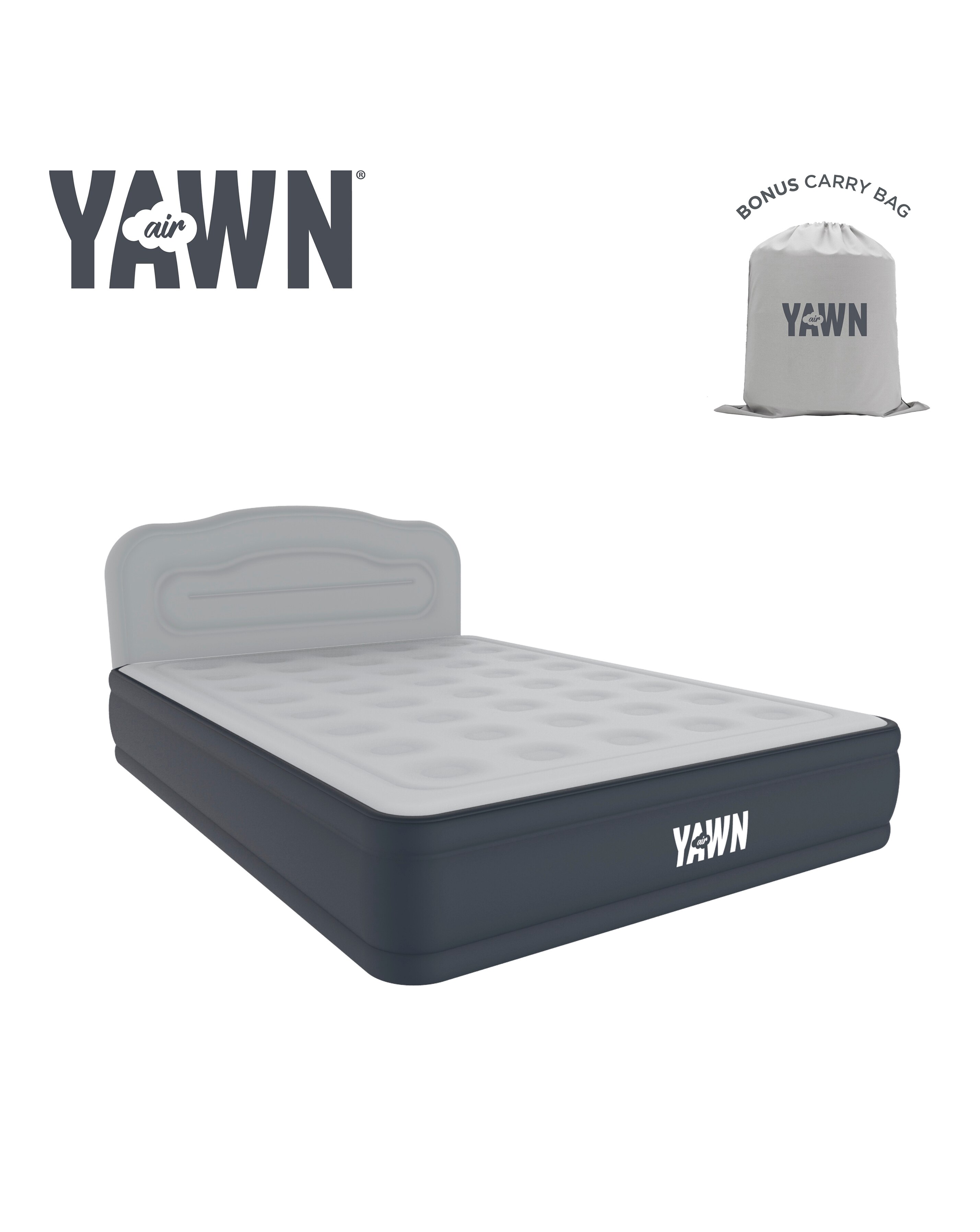 Yawn King Airbed (with custom fitted sheet) 3 Yawn King Airbed (with custom fitted sheet)