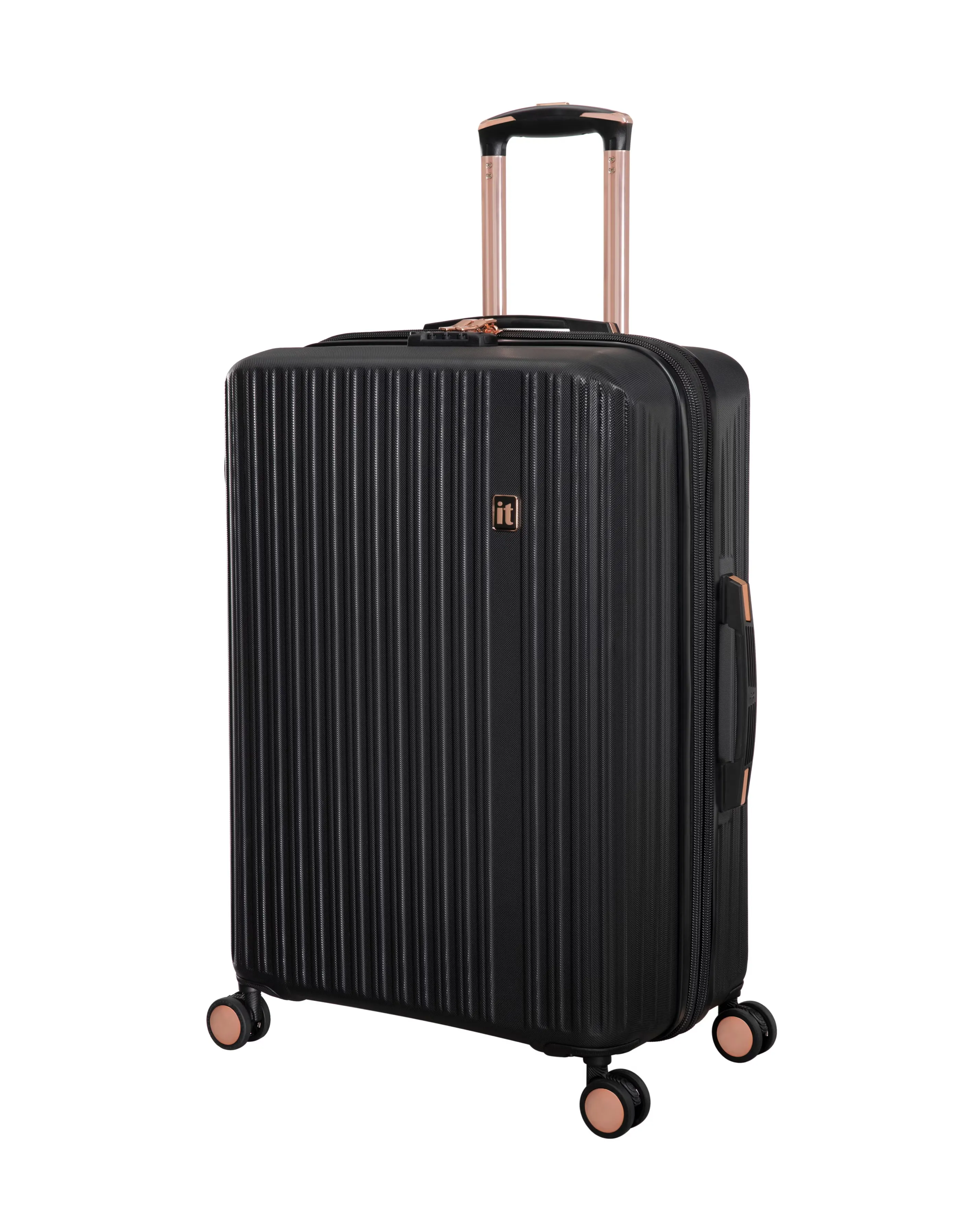 IT Luggage Luxuriate 3pc Suitcase Set - Black 7 IT Luggage Luxuriate 3pc Suitcase Set - Black