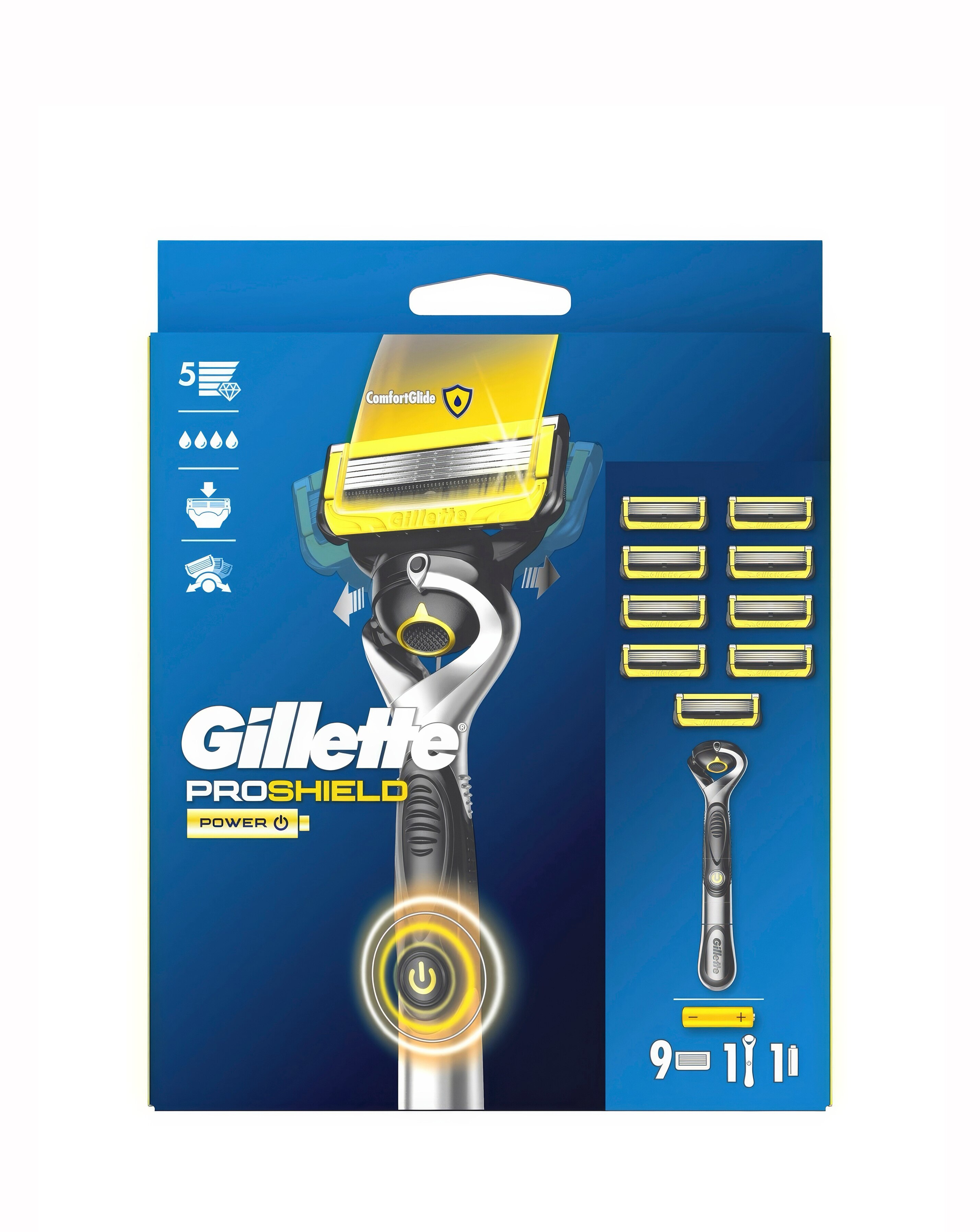 Gillette Proshield Power Razor Pack 2 Gillette Proshield Power Razor Pack
