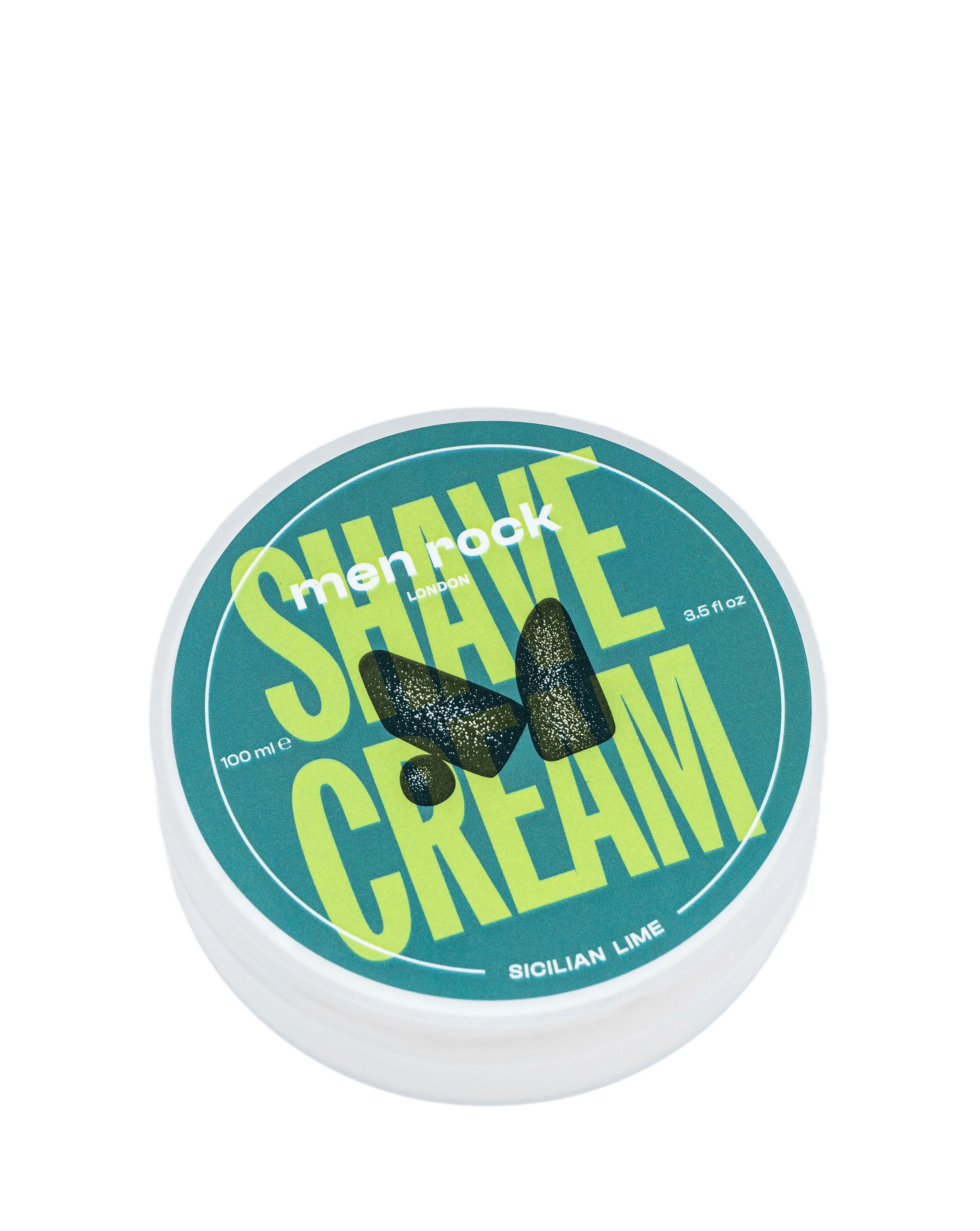 Men Rock Shave Cream - Sicilian Lime, 100g 4 Men Rock Shave Cream - Sicilian Lime, 100g