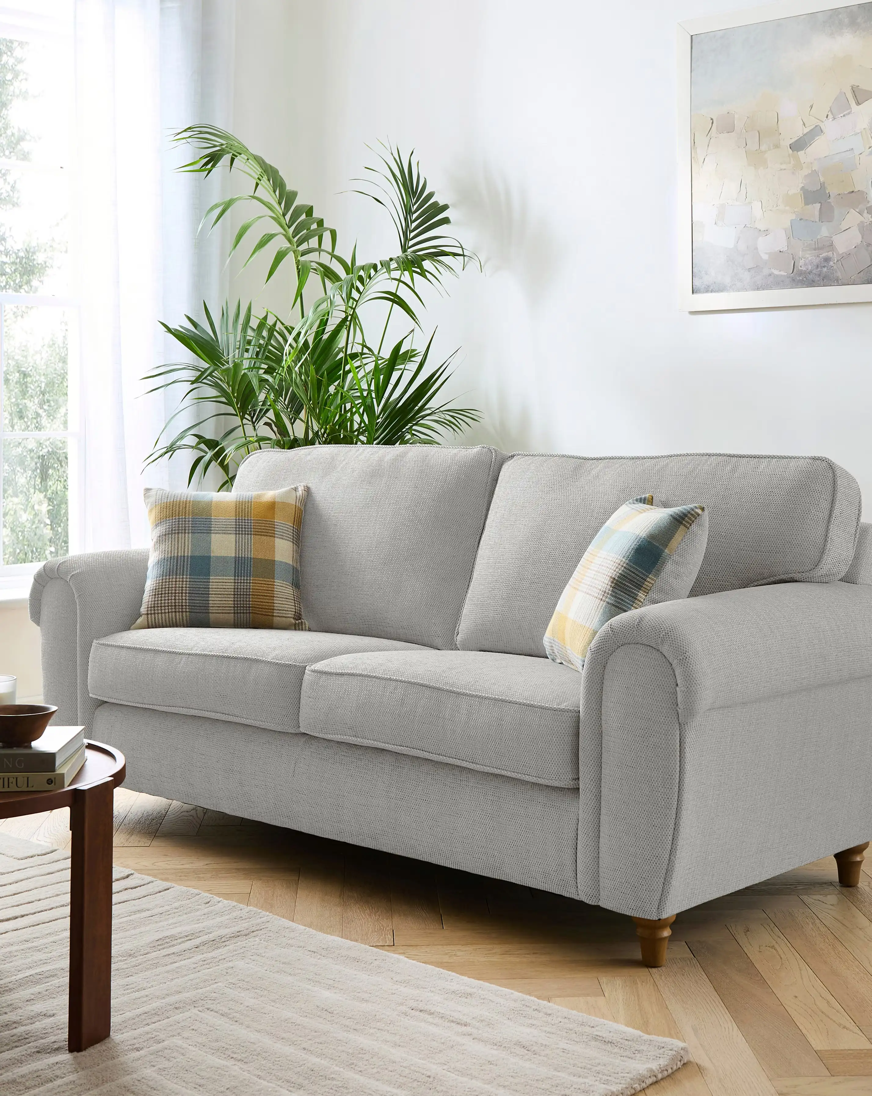 Edgar Fabric 3 Seater Sofa 1 Edgar Fabric 3 Seater Sofa