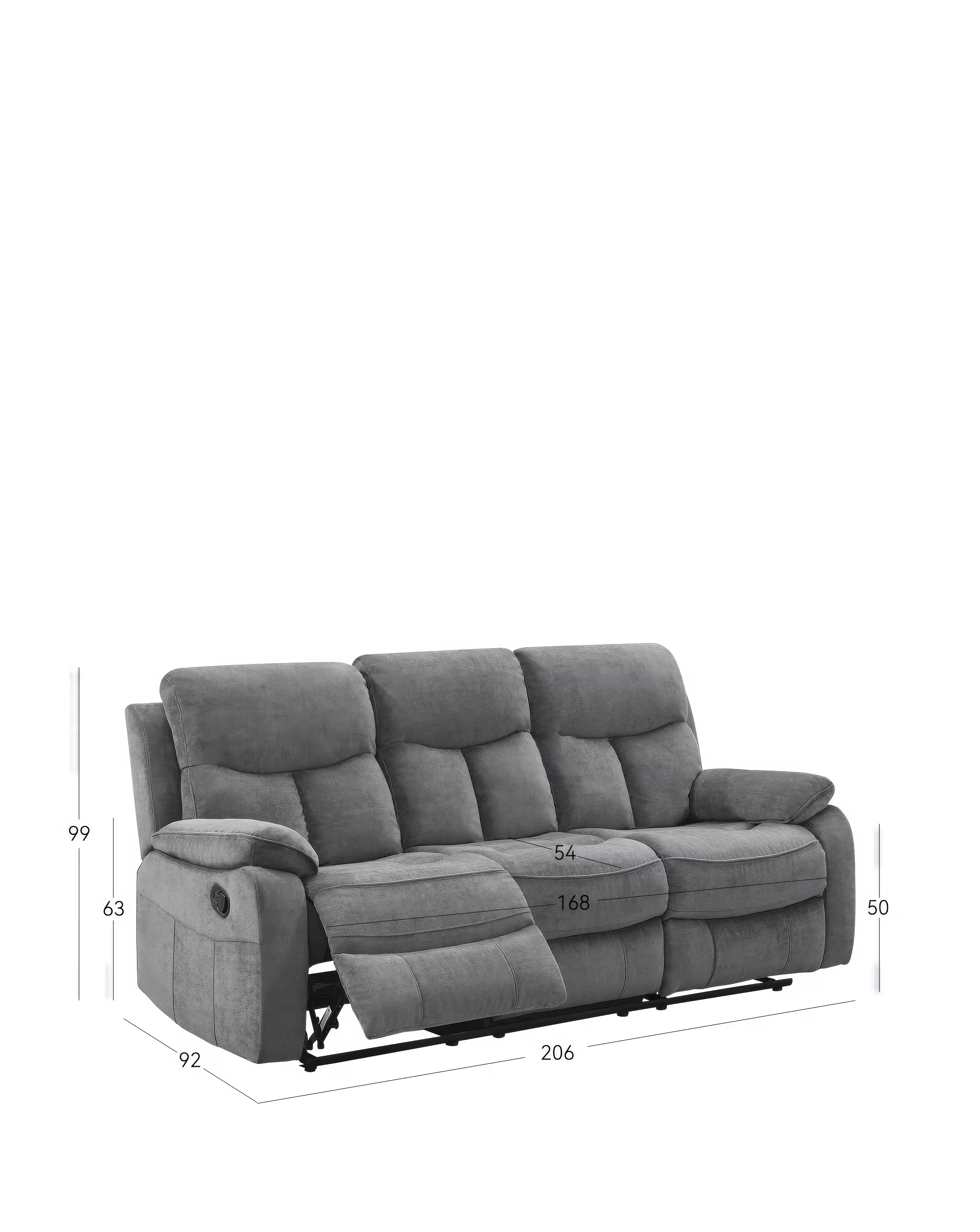 Adlington Manual Recliner 3 Seater Sofa 2 Adlington Manual Recliner 3 Seater Sofa