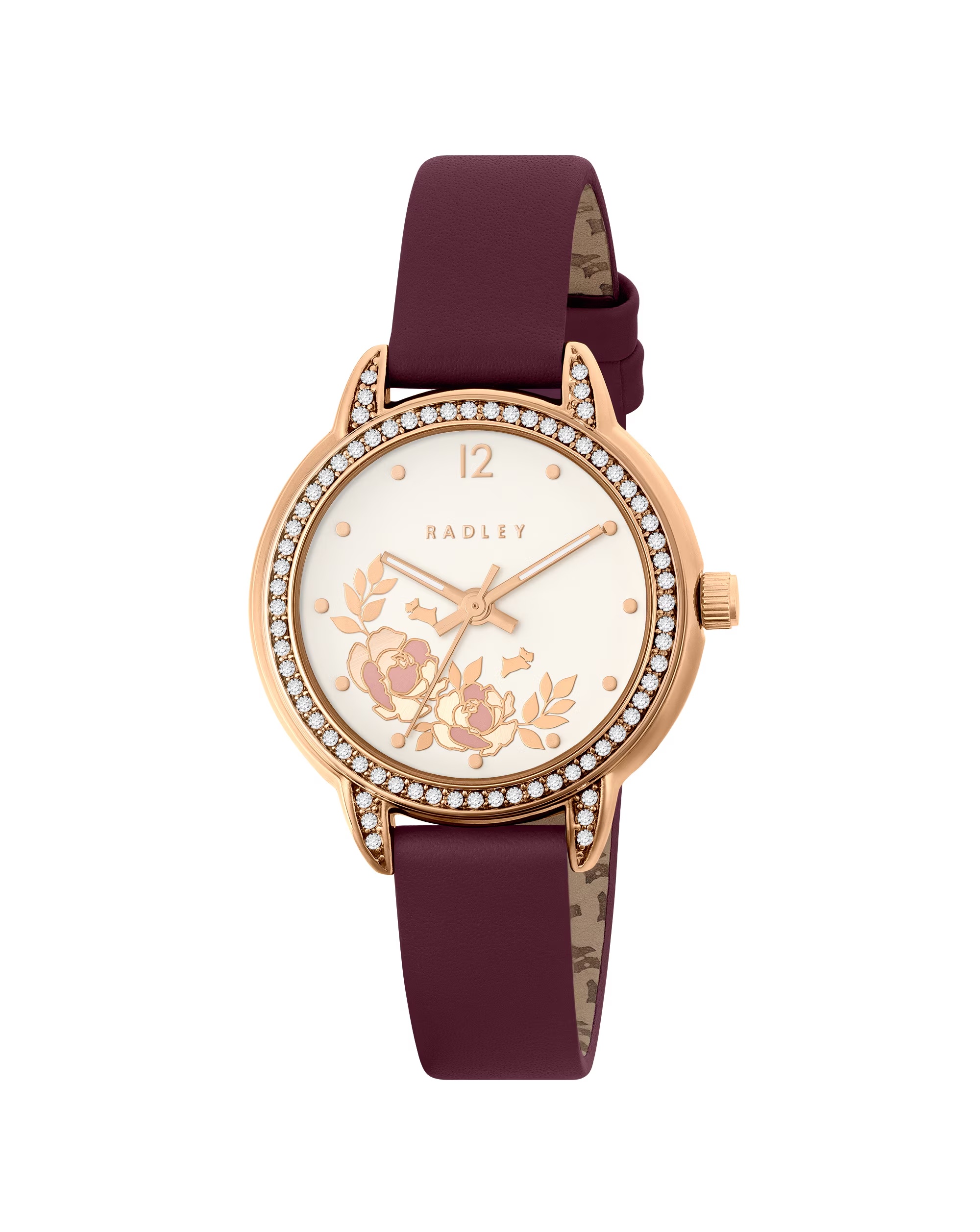 Radley Red Leather Strap Watch 1 Radley Red Leather Strap Watch