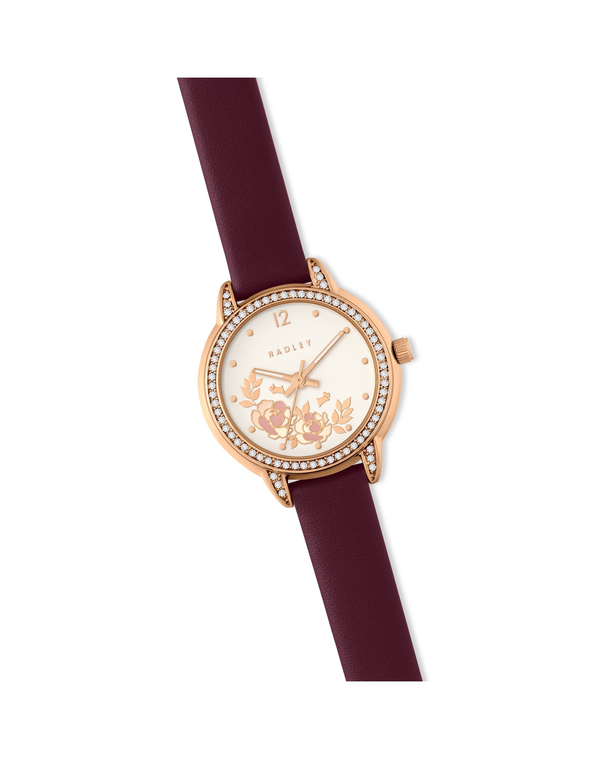 Radley Red Leather Strap Watch 2 Radley Red Leather Strap Watch