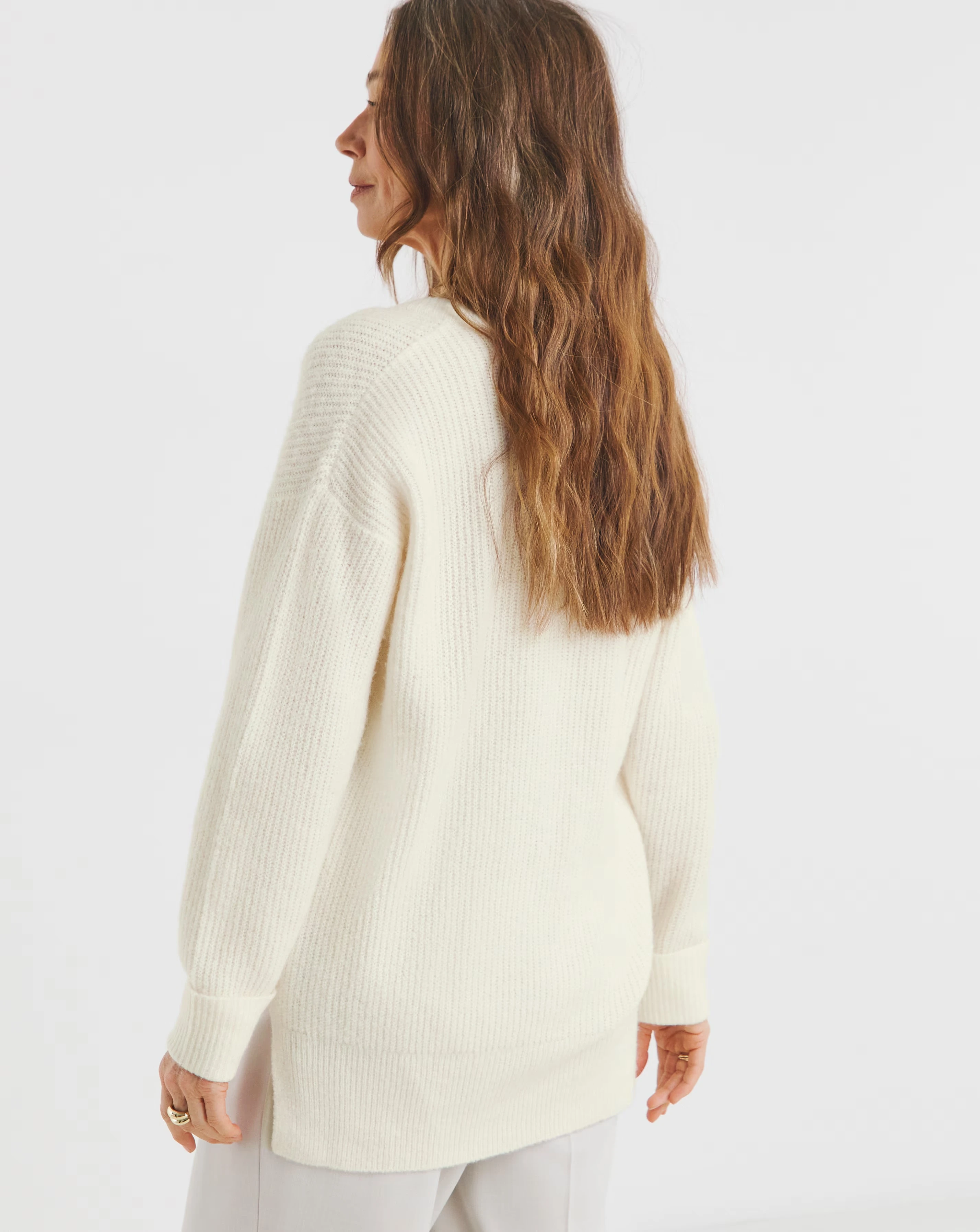 Ivory V Neck Tunic 4 Ivory V Neck Tunic