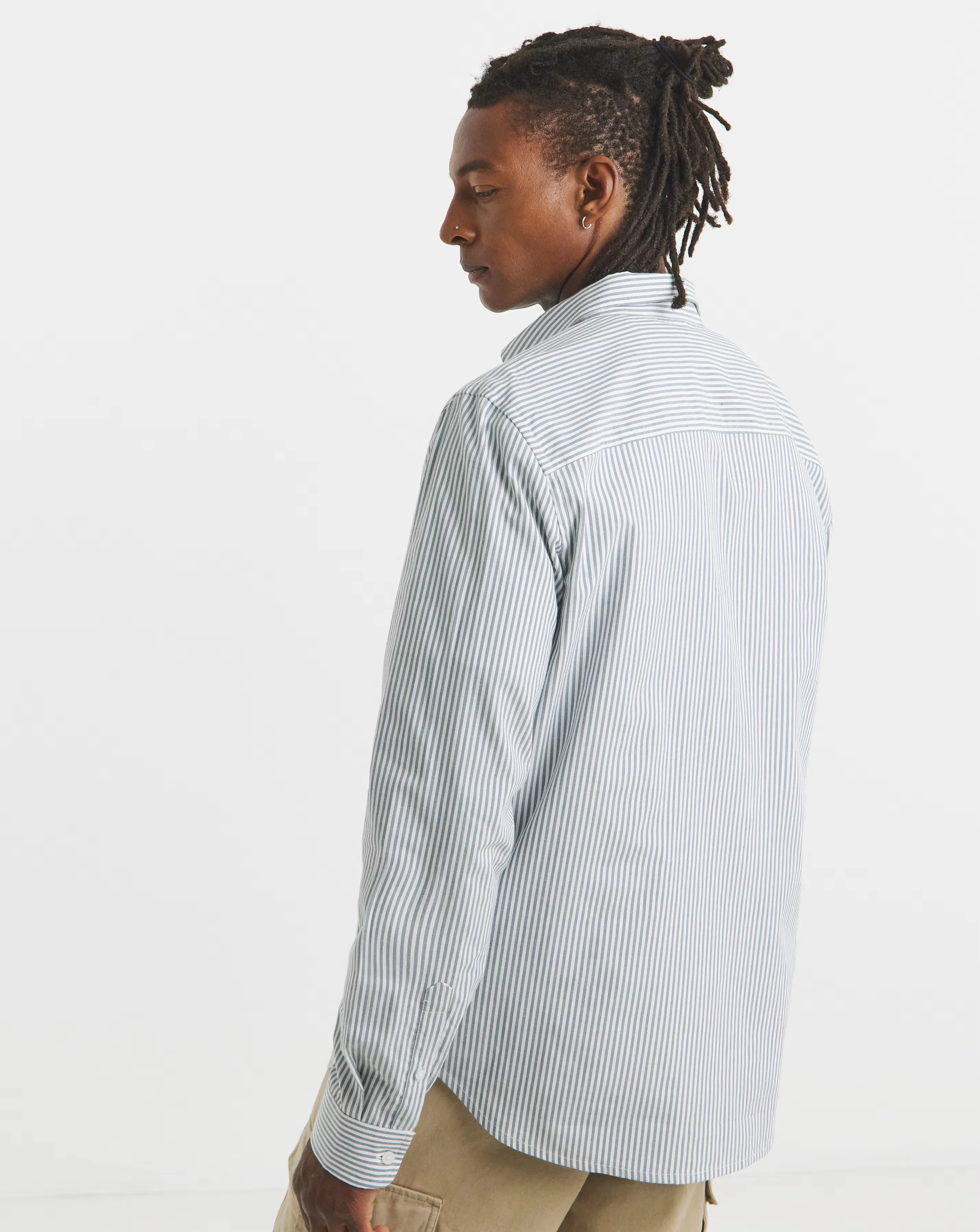 Stripe Oxford Shirt Long 2 Stripe Oxford Shirt Long