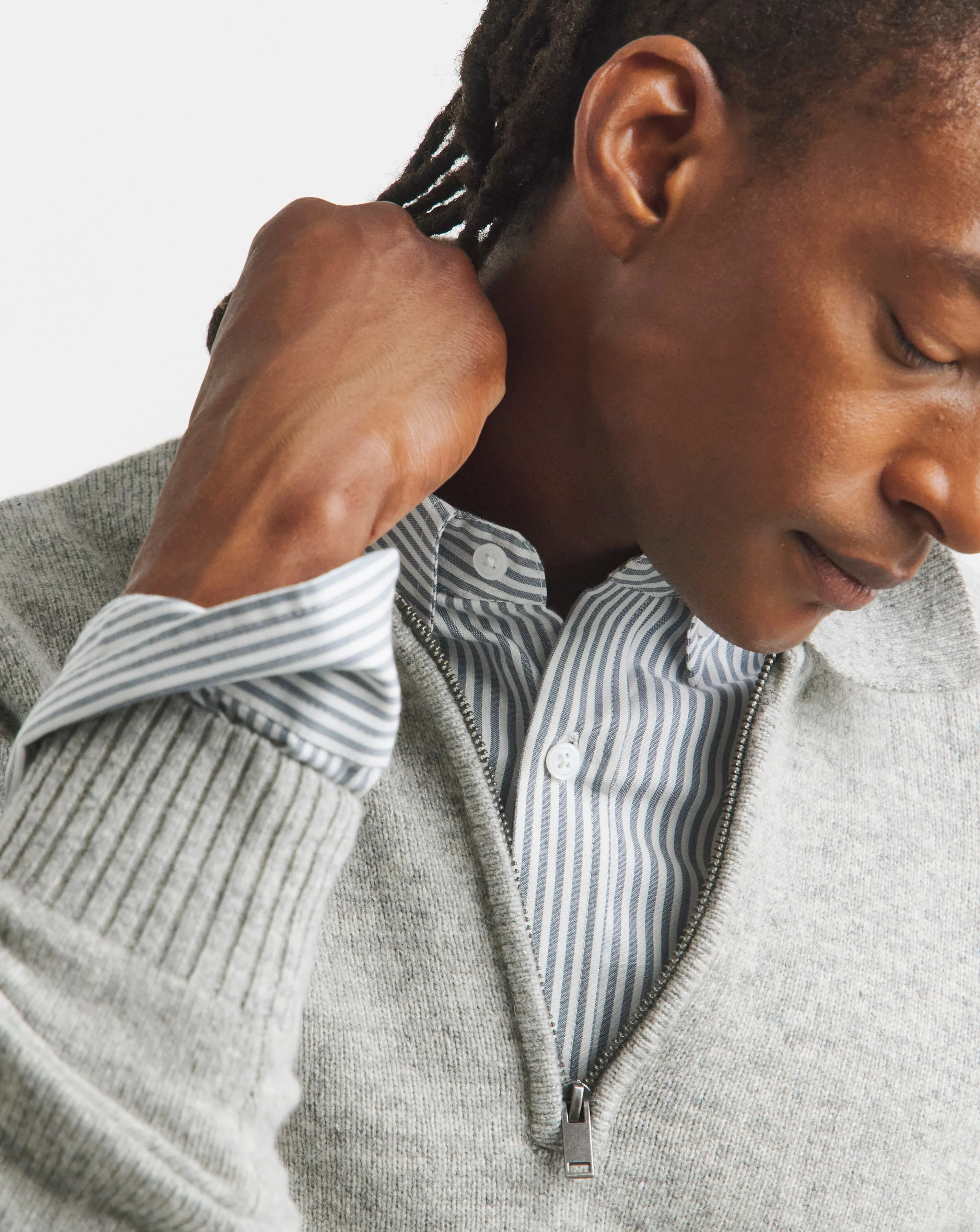 Stripe Oxford Shirt Long 4 Stripe Oxford Shirt Long