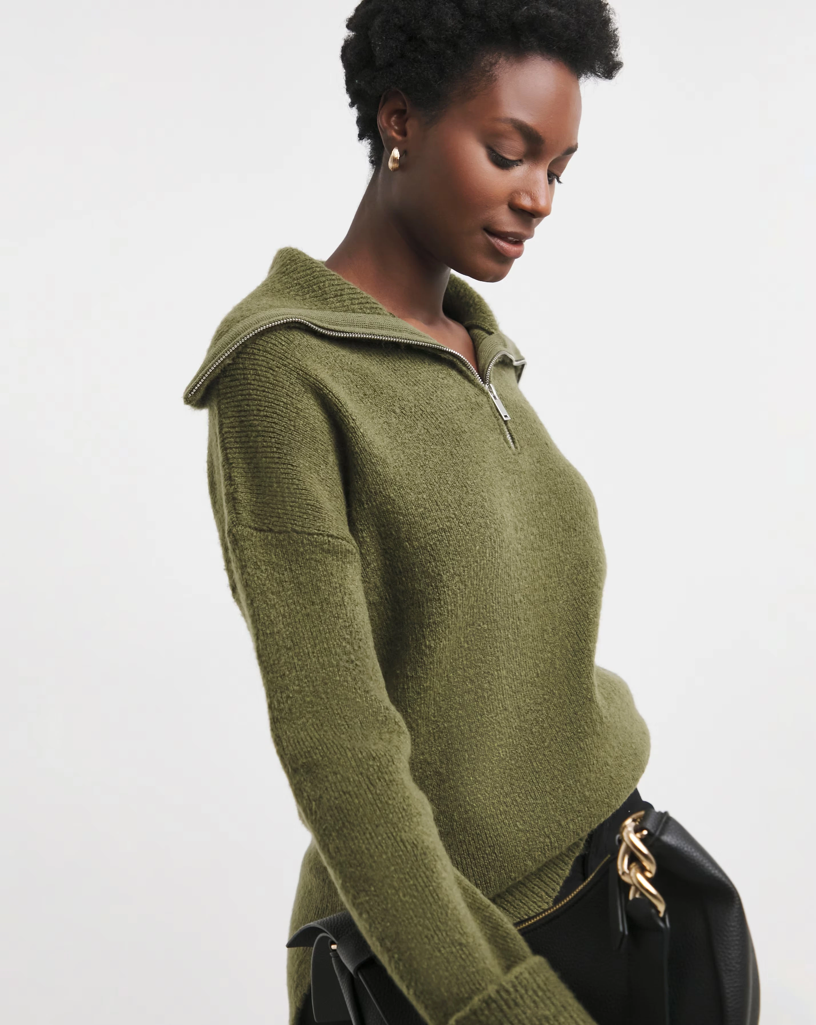 Zip Detail Stepped Hem Tunic 1 Zip Detail Stepped Hem Tunic