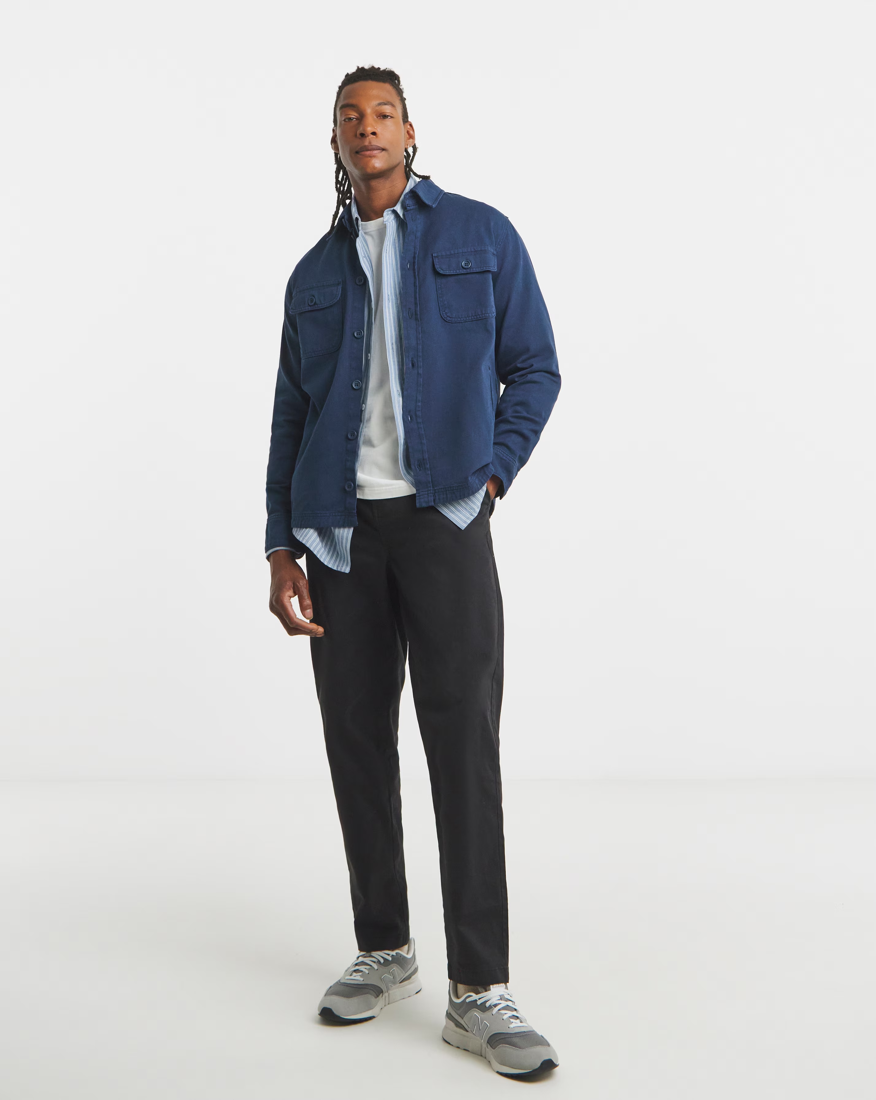 Plain Twill Overshirt Regular 2 Plain Twill Overshirt Regular