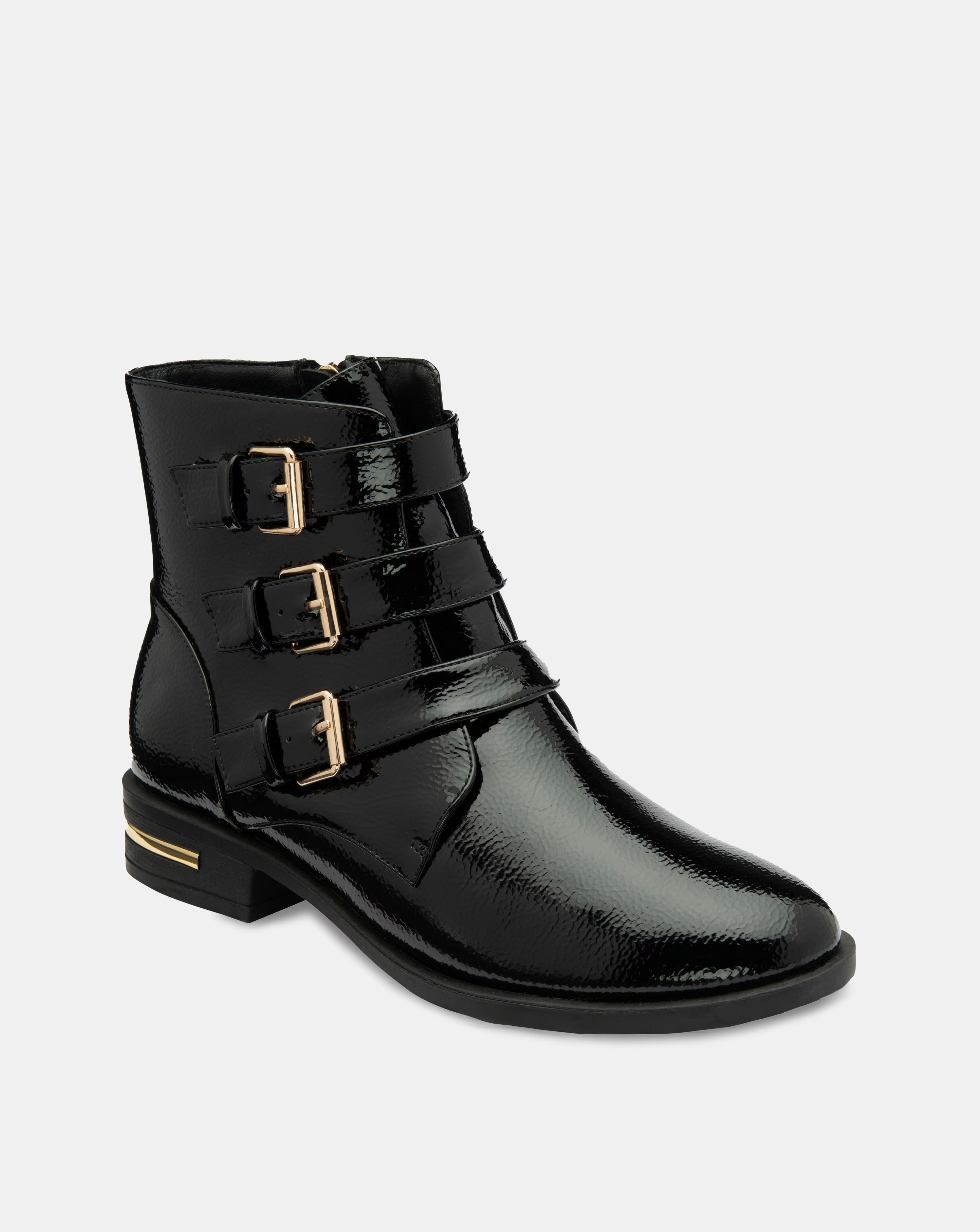 Lotus Valencia Patent Buckle Ankle Boot Standard Fit 1 Lotus Valencia Patent Buckle Ankle Boot Standard Fit