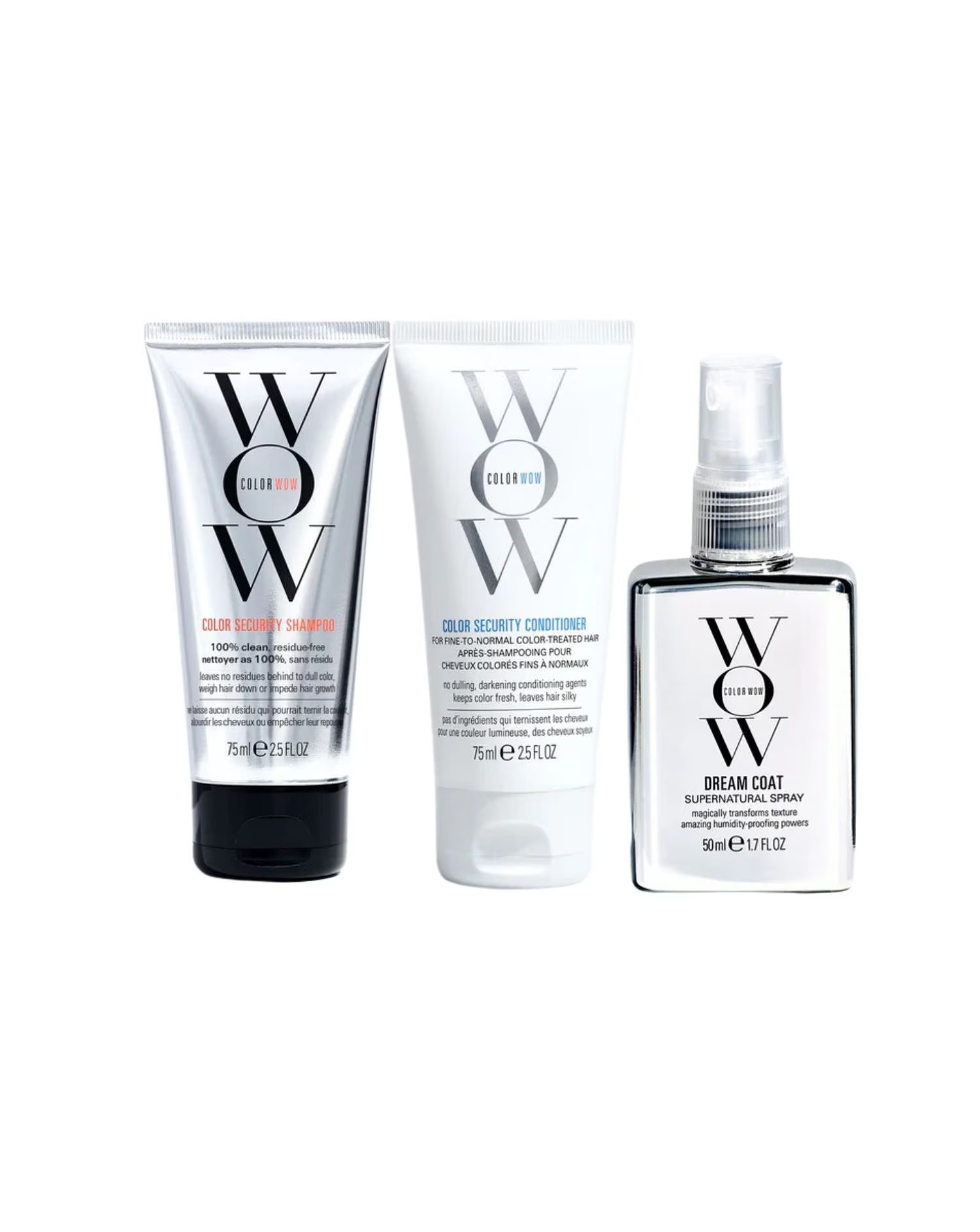 Color Wow  Mini Shampoo, Conditioner & Dreamcoat Spray Travel Trio