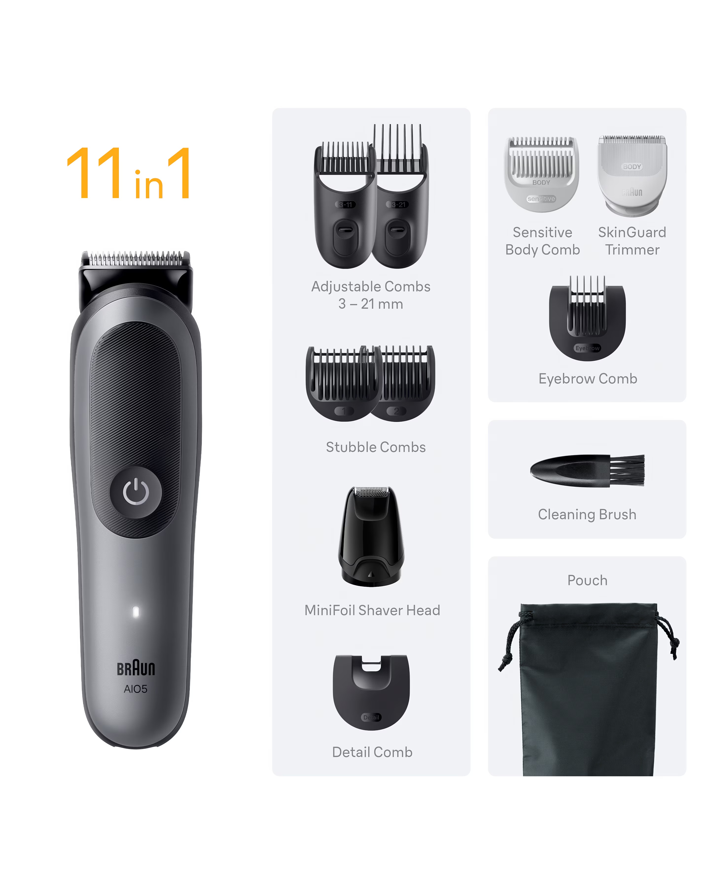 Braun - All-in-One Kit S5, 11in1 Grooming 4 Braun - All-in-One Kit S5, 11in1 Grooming