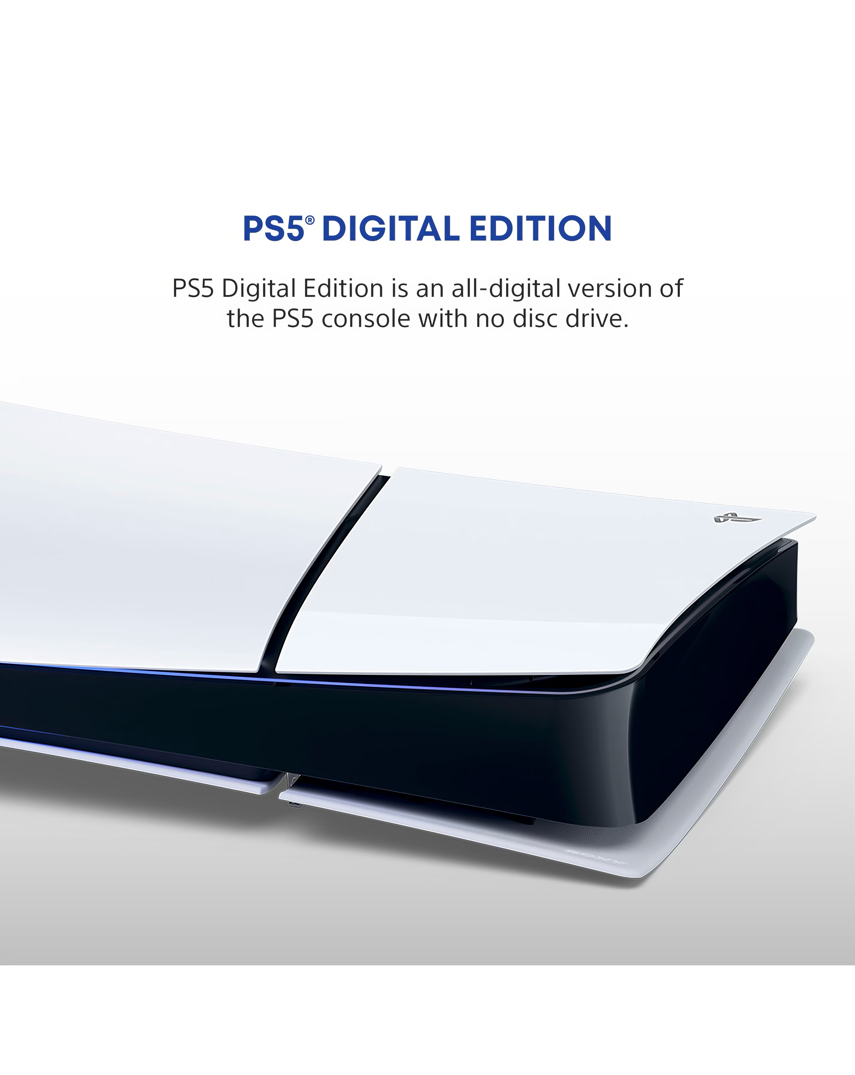 PlayStation 5 Digital & White Dualsense Controller Bundle 4 PlayStation 5 Digital & White Dualsense Controller Bundle