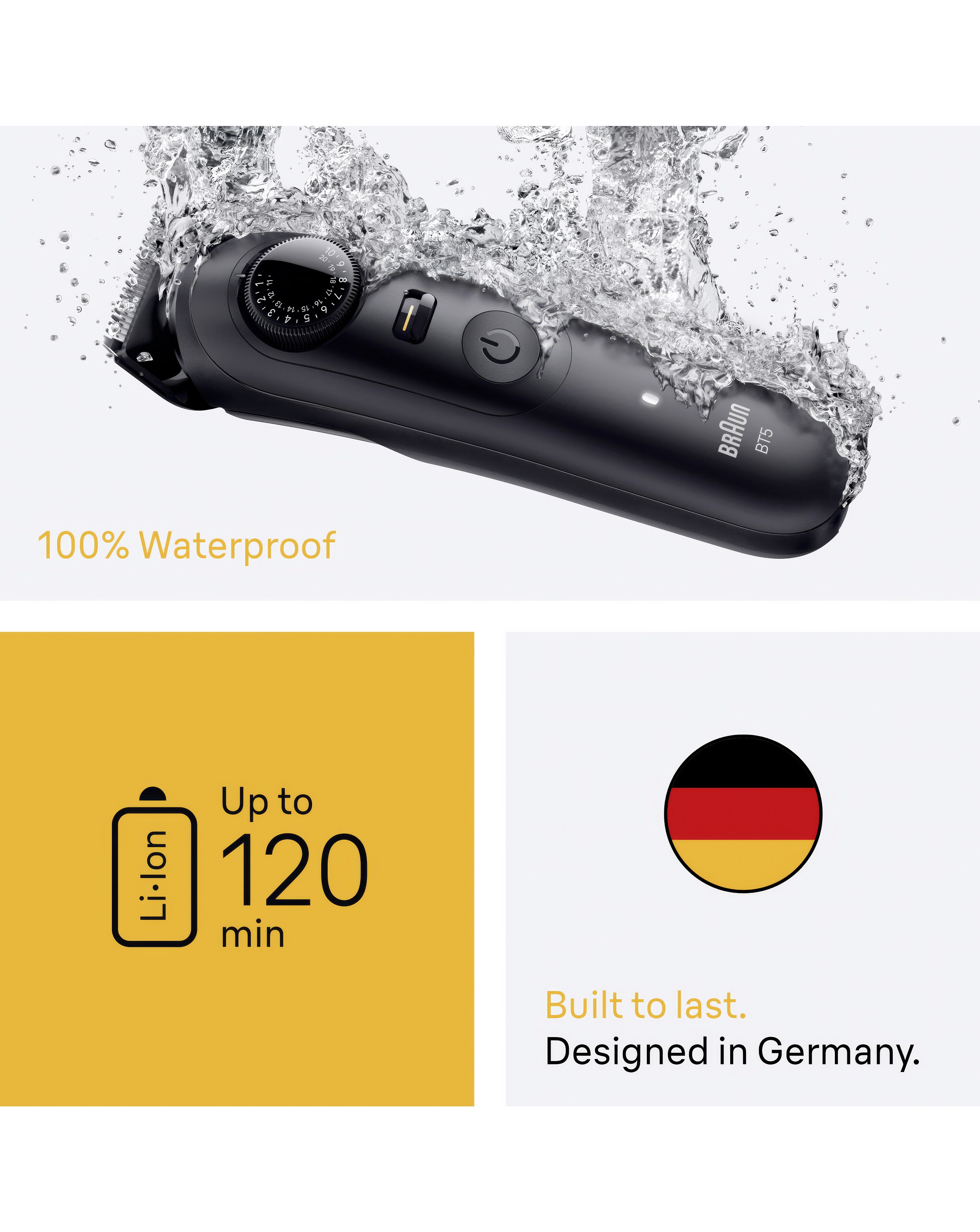 Braun - Beard Trimmer Series 5, +2 Styling Tools 7 Braun - Beard Trimmer Series 5, +2 Styling Tools