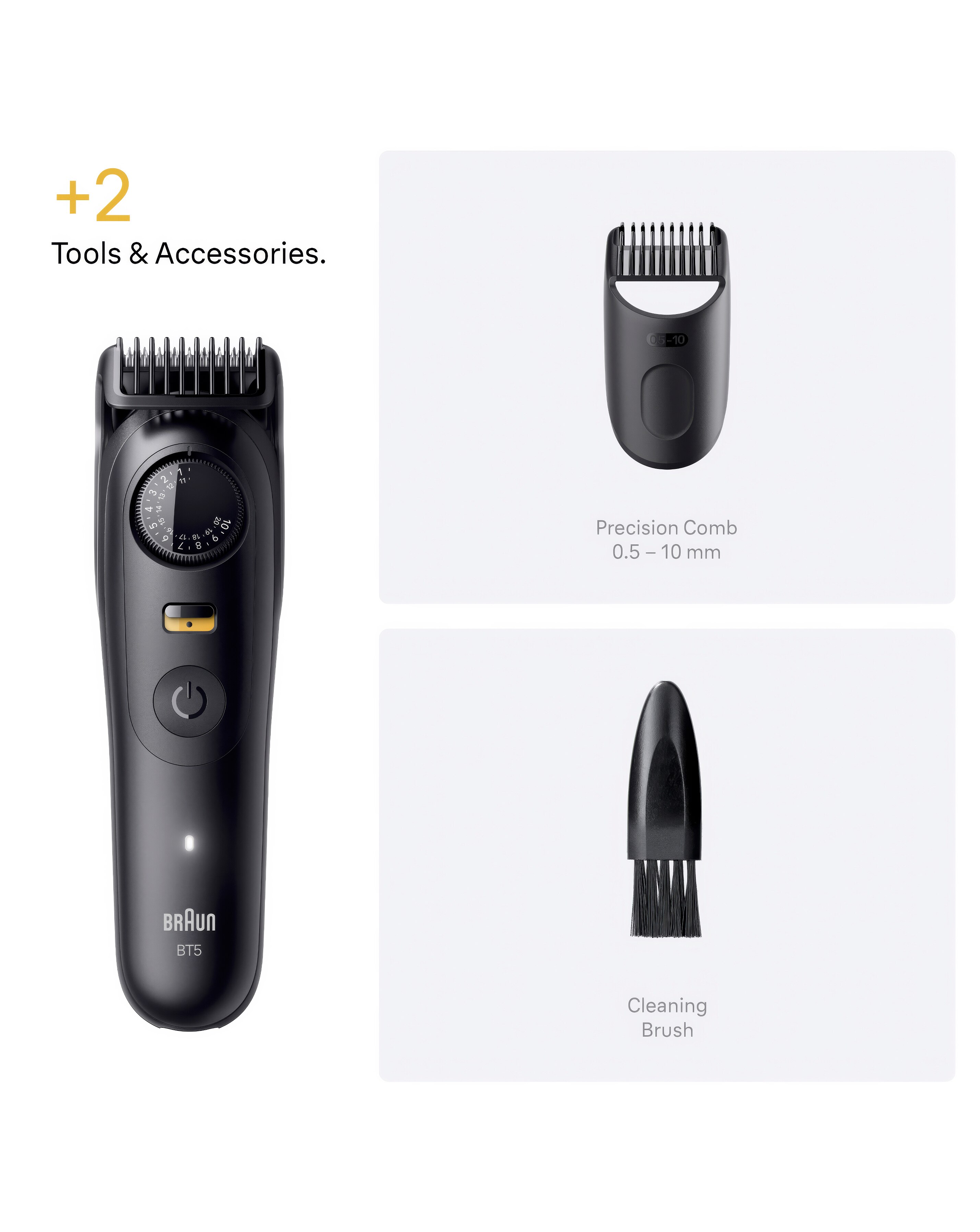 Braun - Beard Trimmer Series 5, +2 Styling Tools 8 Braun - Beard Trimmer Series 5, +2 Styling Tools