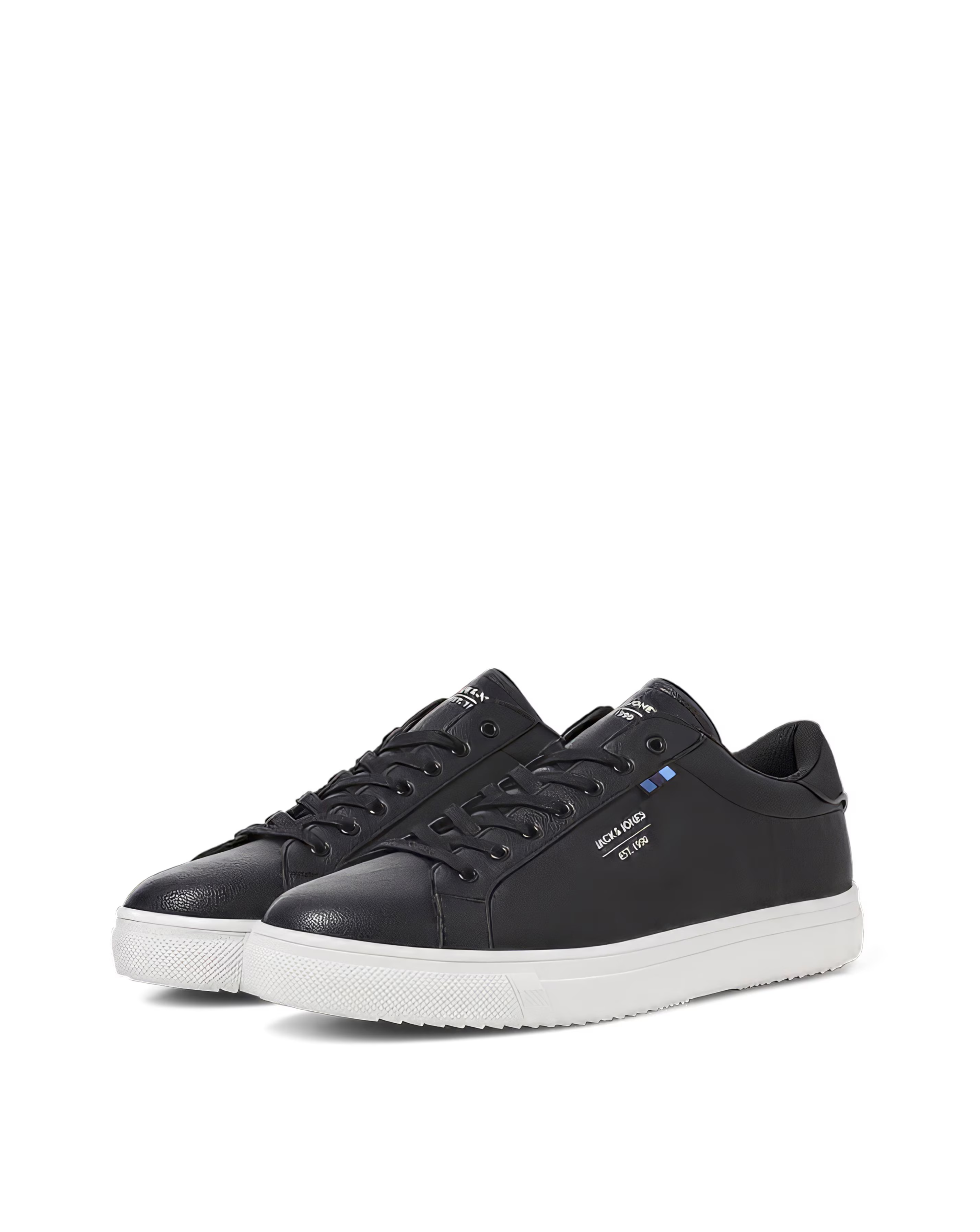 Jack & Jones Bale PU Trainer - Black 3 Jack & Jones Bale PU Trainer - Black