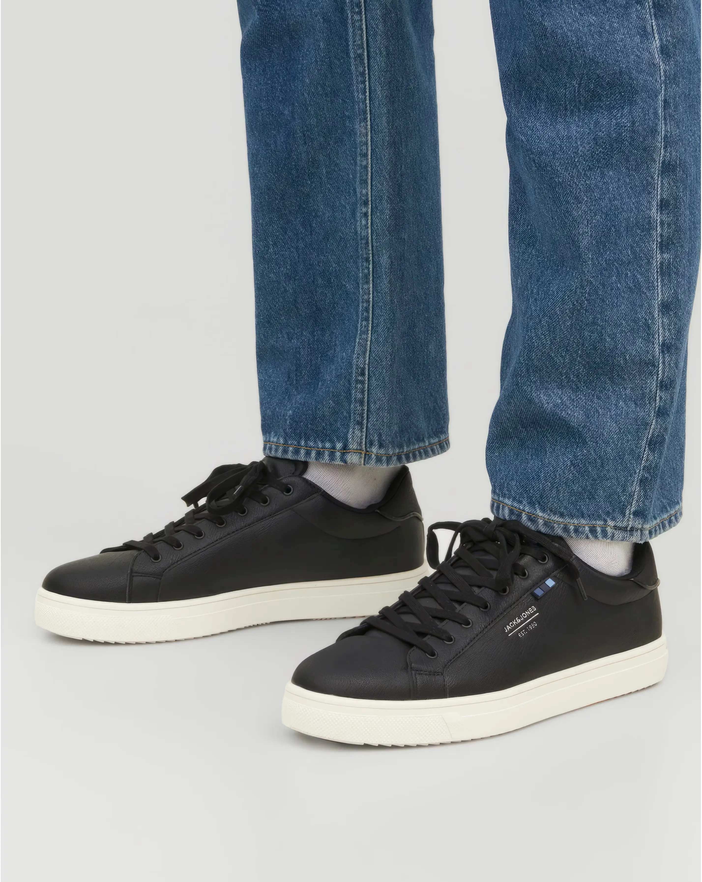 Jack & Jones Bale PU Trainer - Black 5 Jack & Jones Bale PU Trainer - Black