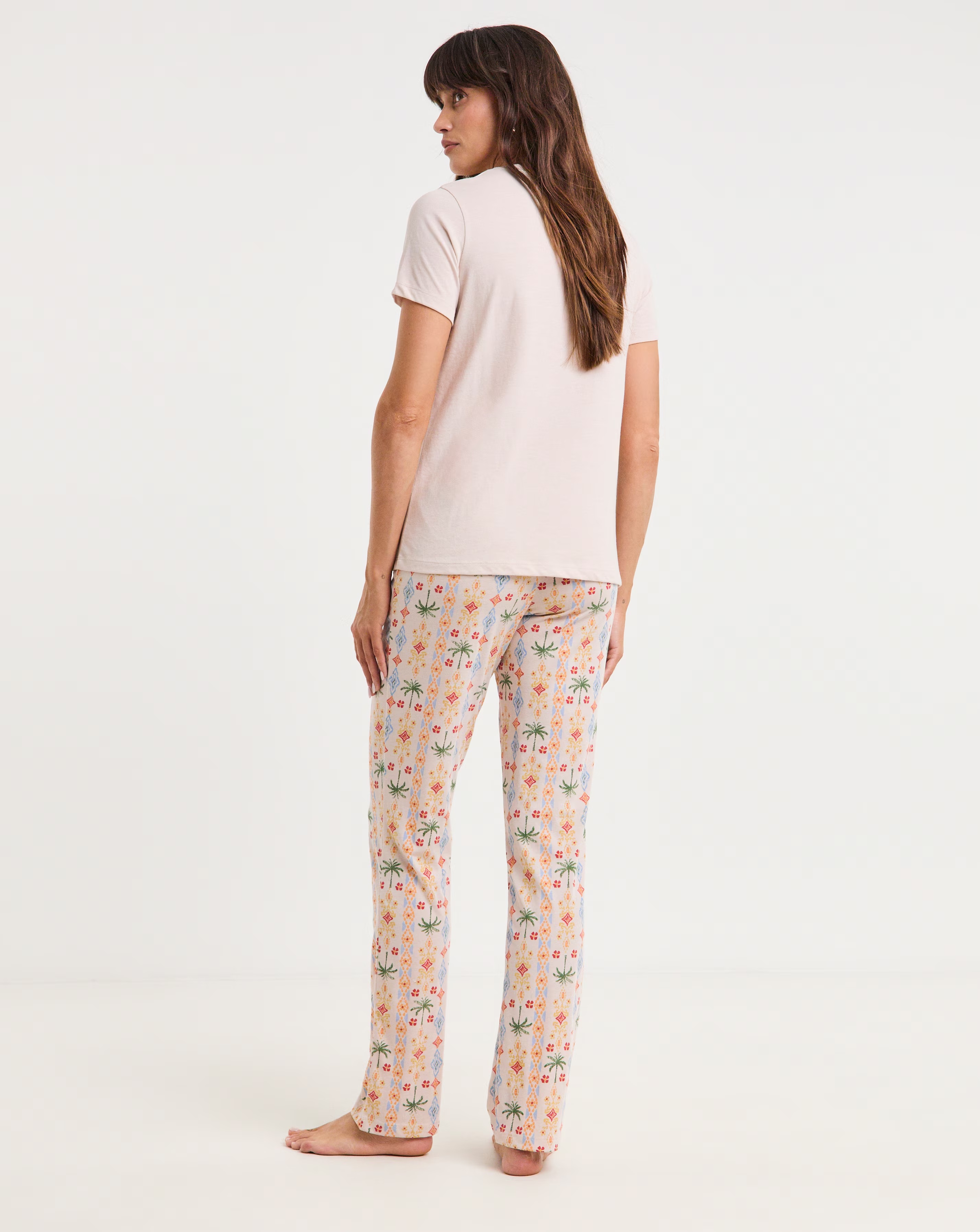 JD Williams (2 Pack) Value Pyjama Sets Palm Print 3 JD Williams (2 Pack) Value Pyjama Sets Palm Print