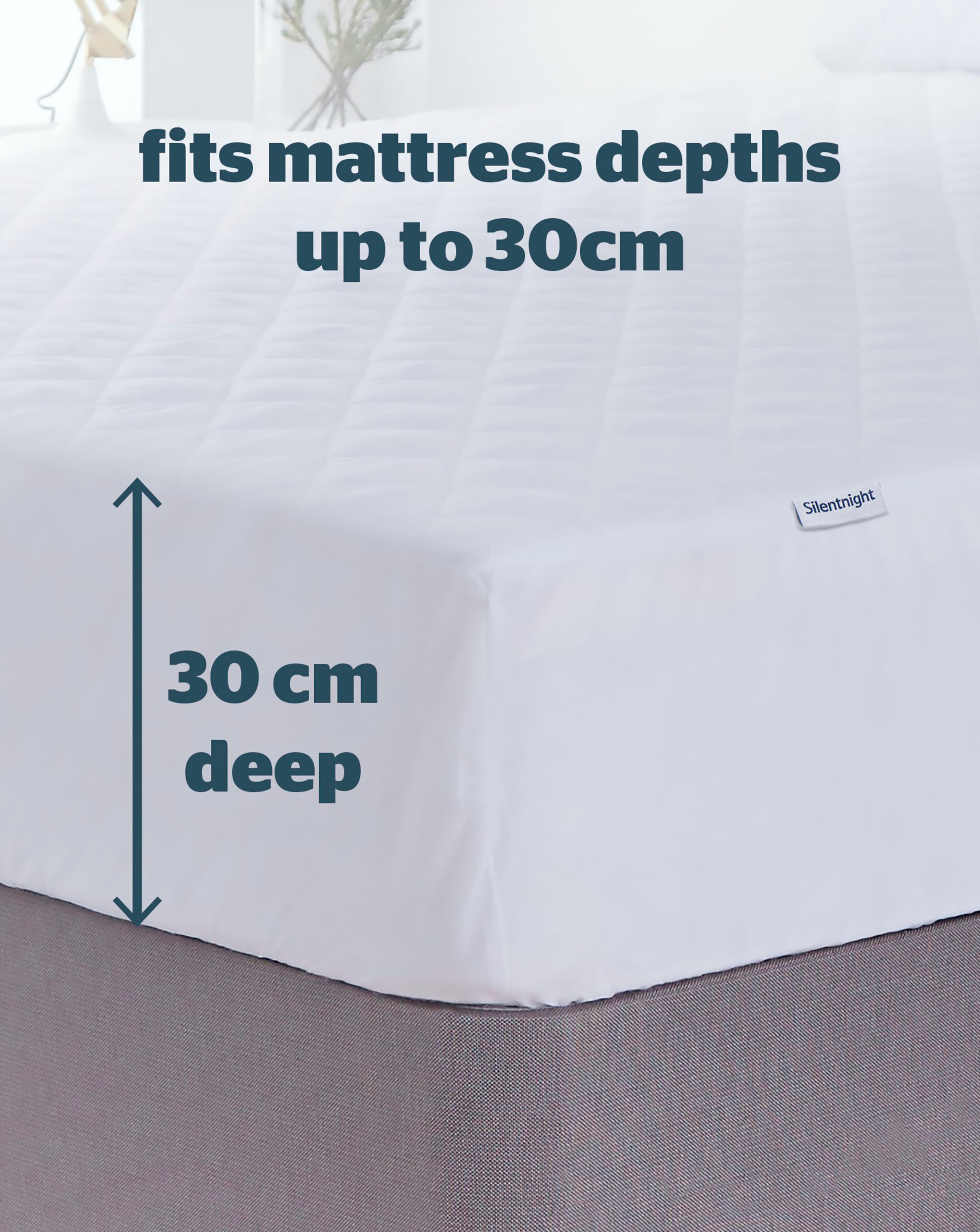 Silentnight Supersoft Waterproof Mattress Protector 2 Silentnight Supersoft Waterproof Mattress Protector