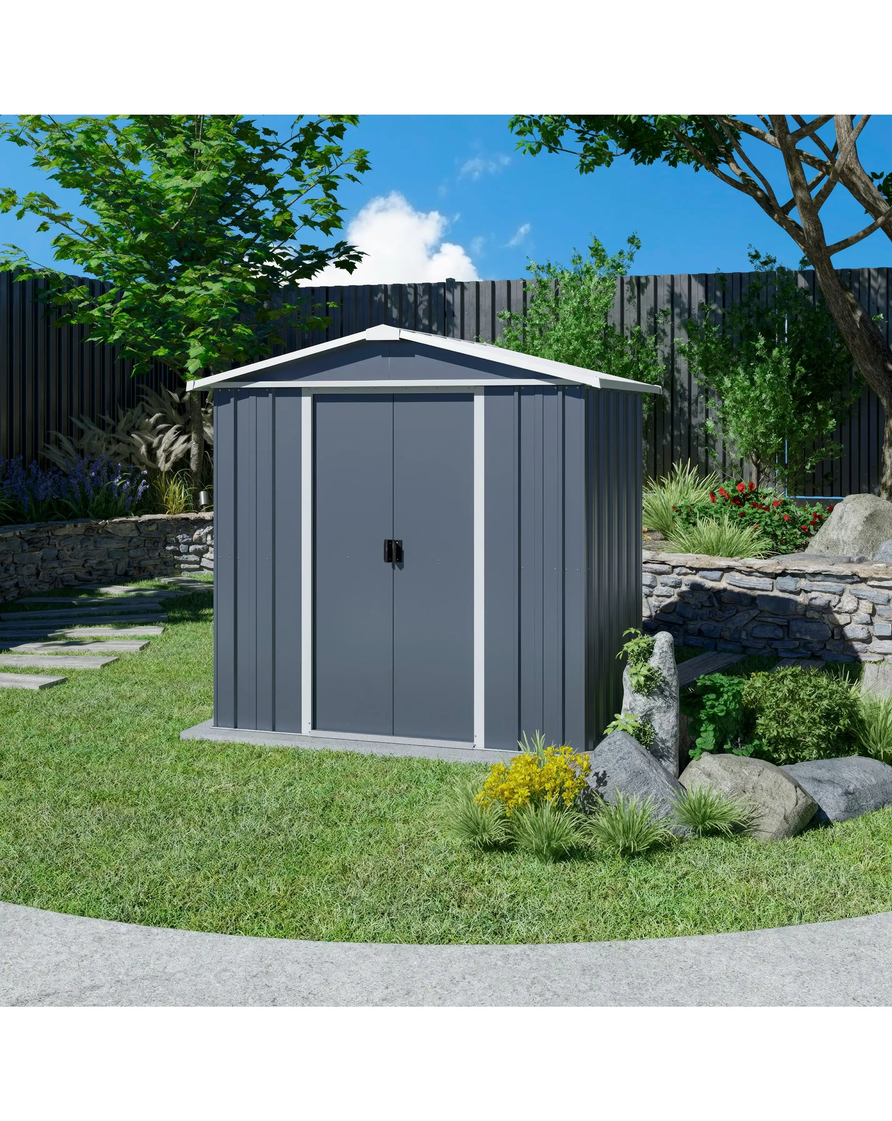 Yardmaster 7x6 Apex Metal Shed