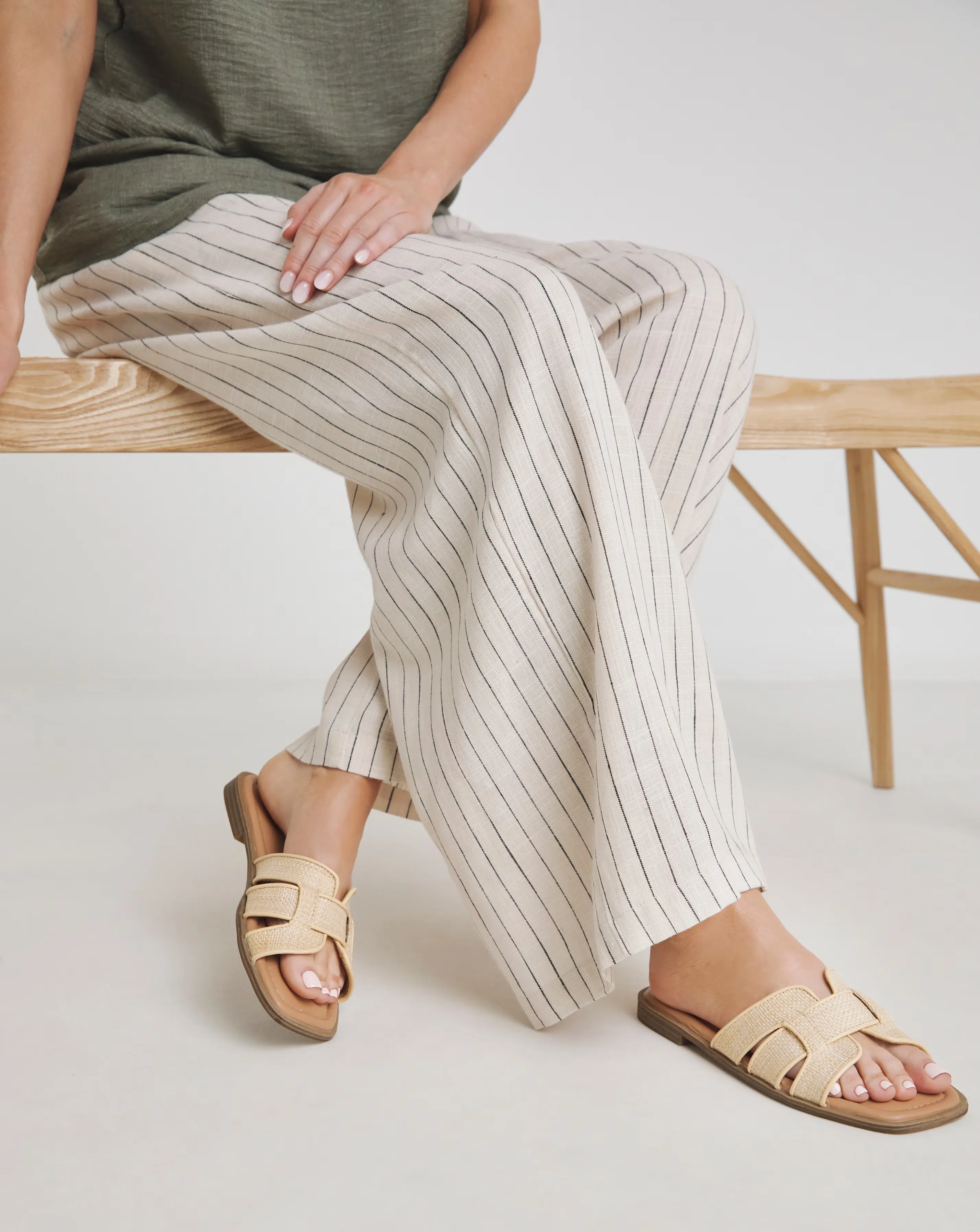 Starlet Woven Mule Sandals - Extra Wide Fit (EEE) 1 Starlet Woven Mule Sandals - Extra Wide Fit (EEE)