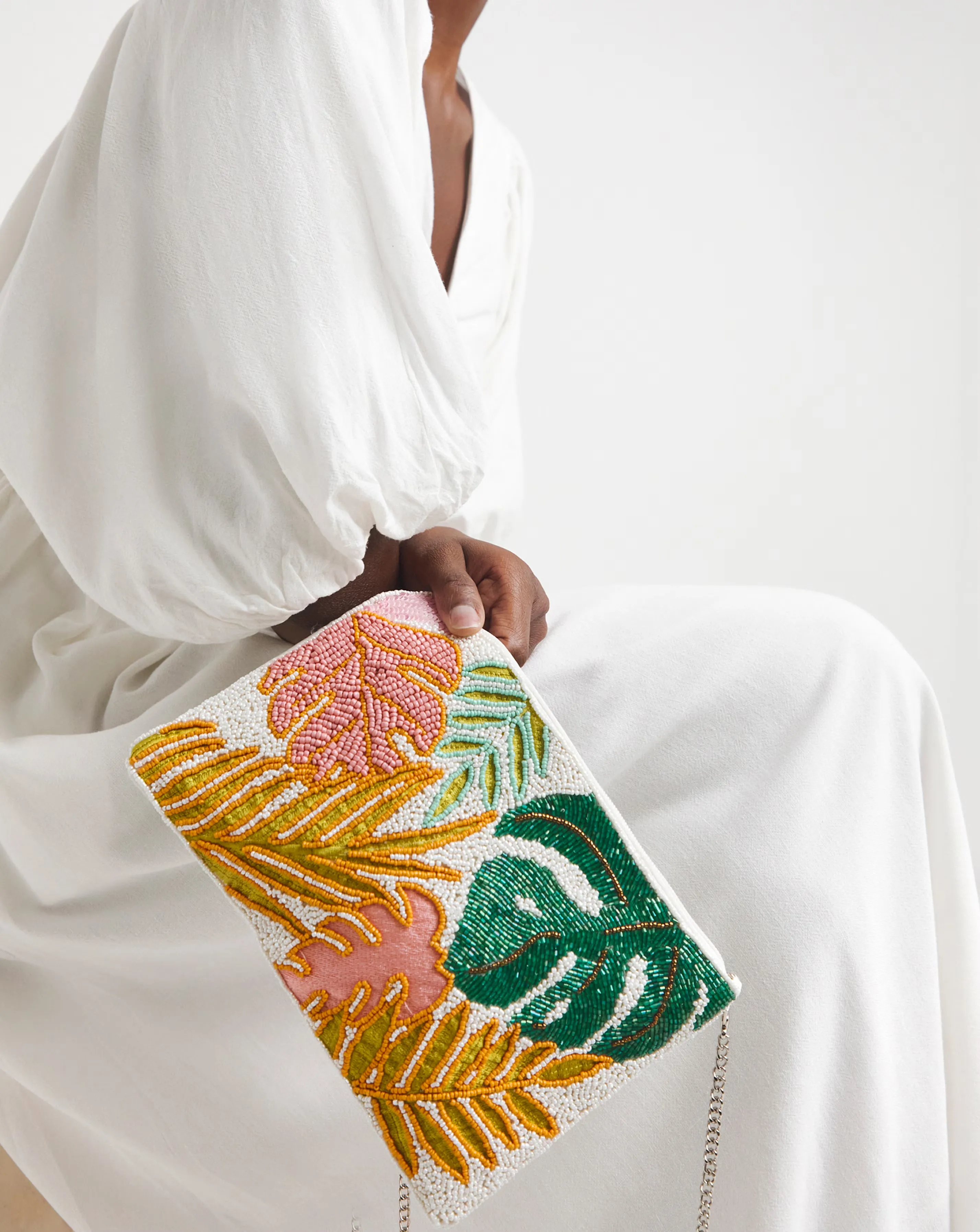 Multi Beaded Clutch Bag 1 Multi Beaded Clutch Bag
