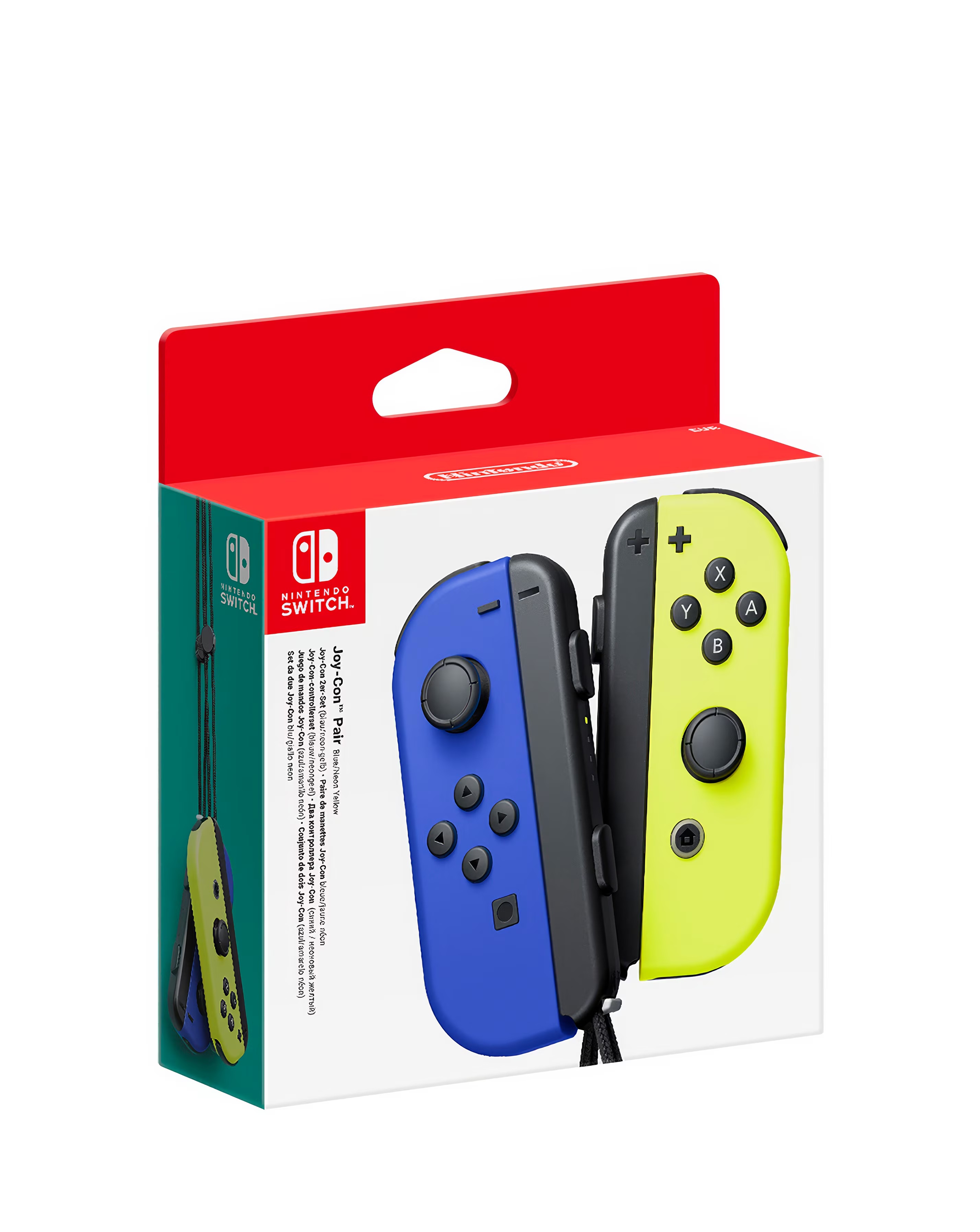 Nintendo Switch Joy-Con Controller Pair - Blue/Neon Yellow 3 Nintendo Switch Joy-Con Controller Pair - Blue/Neon Yellow