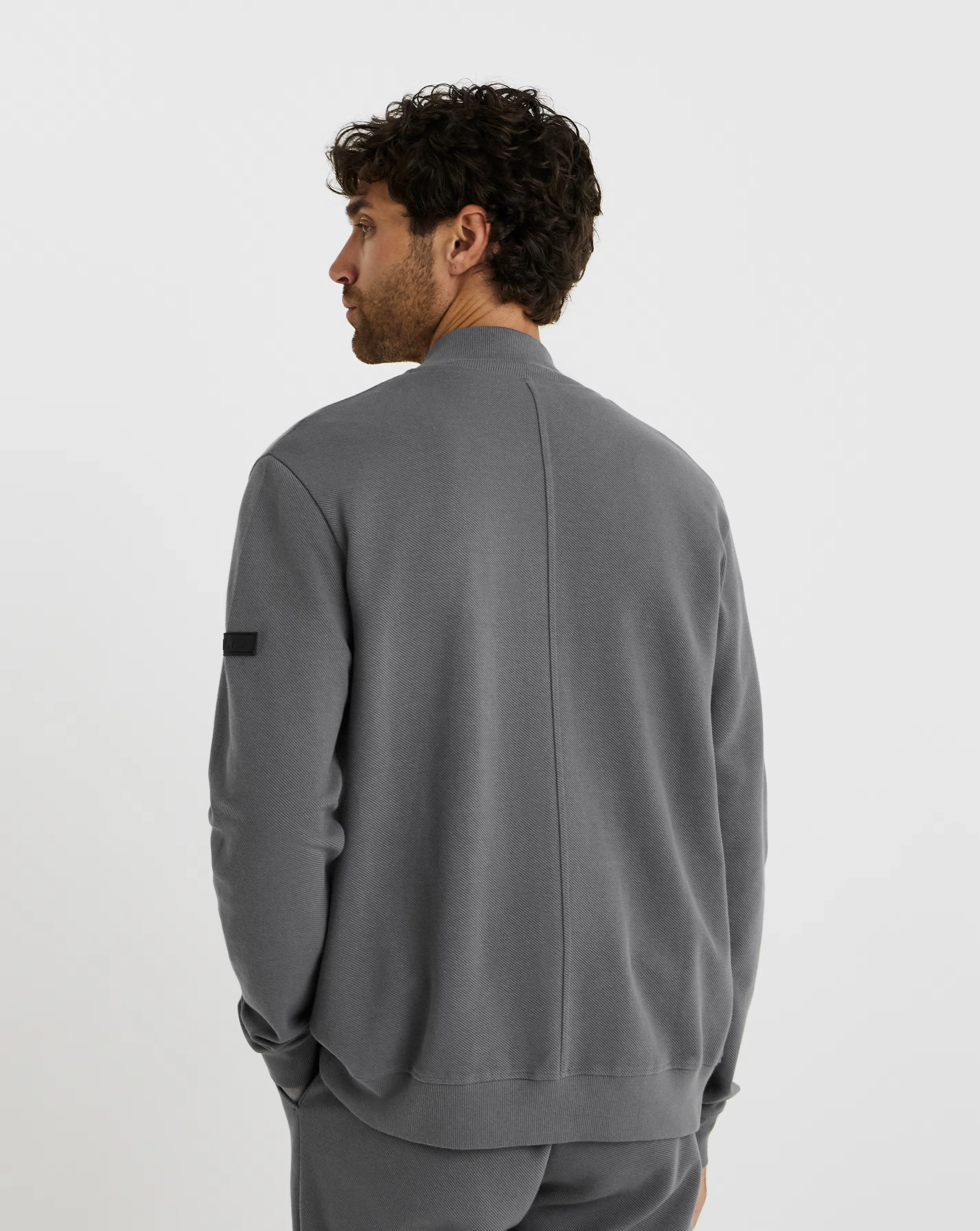 Folio Twill Bomber-Grey 4 Folio Twill Bomber-Grey