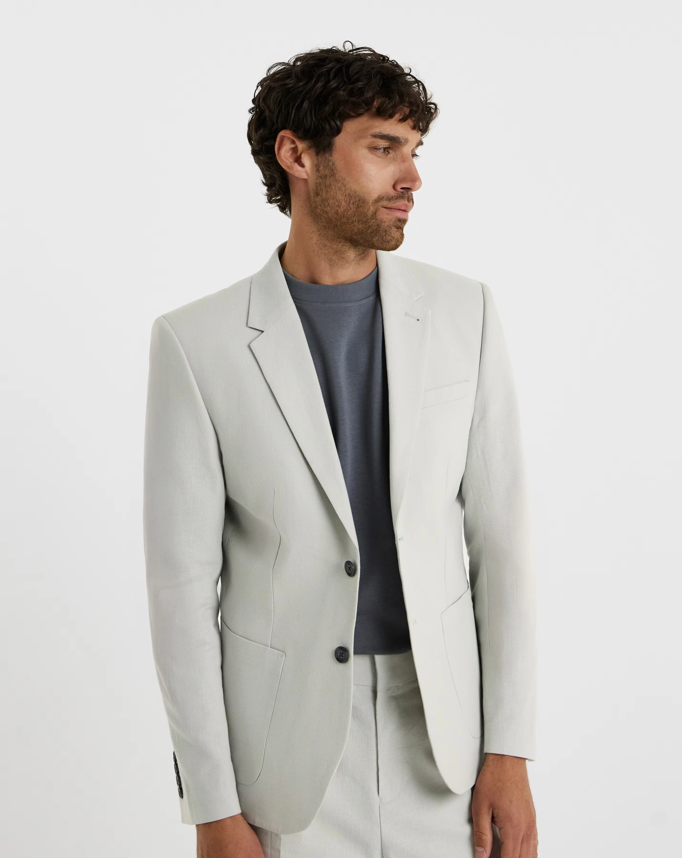 Folio Tailored Linen Patch Pocket Suit Jacket 1 Folio Tailored Linen Patch Pocket Suit Jacket