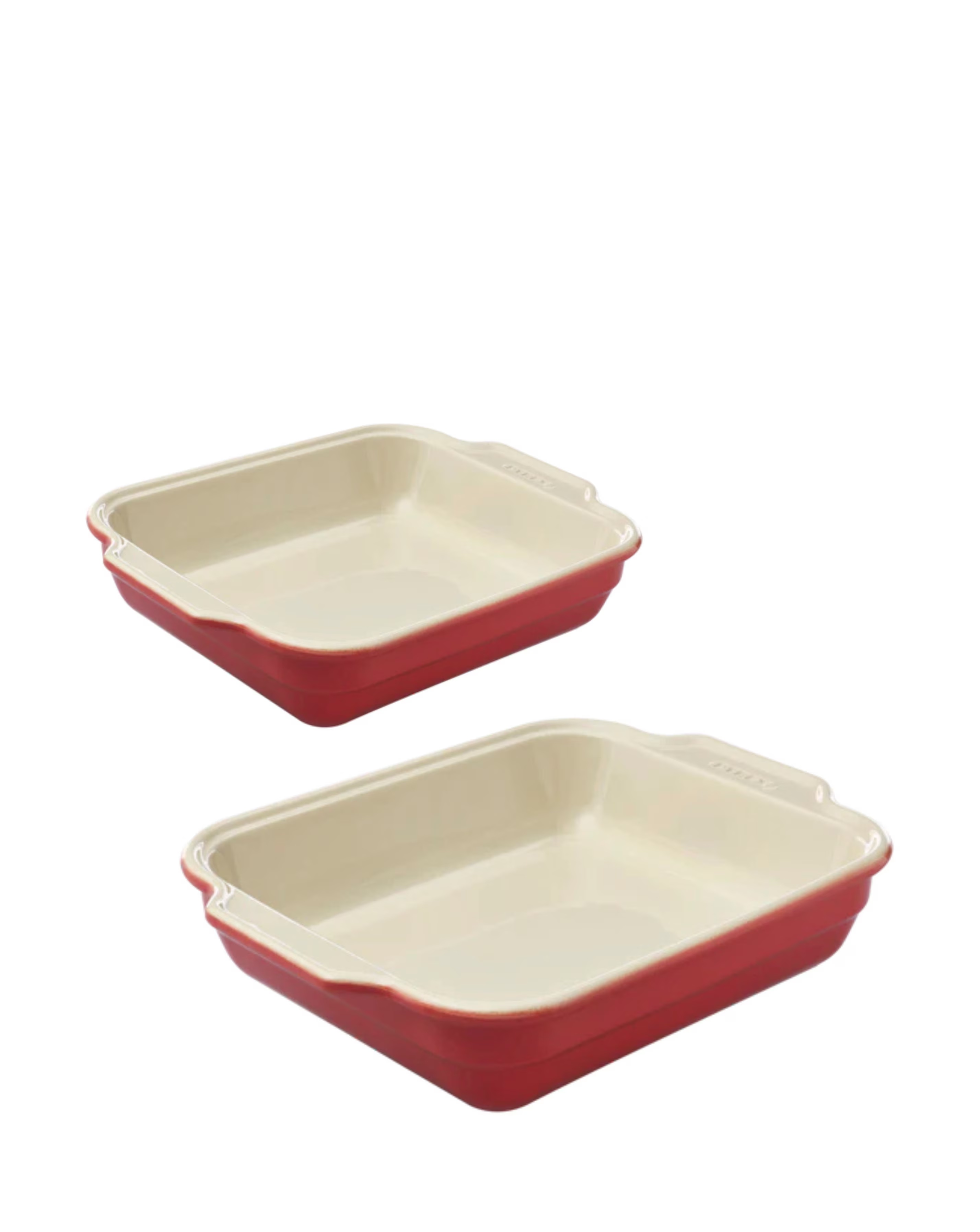 Pyrex Creations Red Ceramic Ovenware Set 1 Pyrex Creations Red Ceramic Ovenware Set