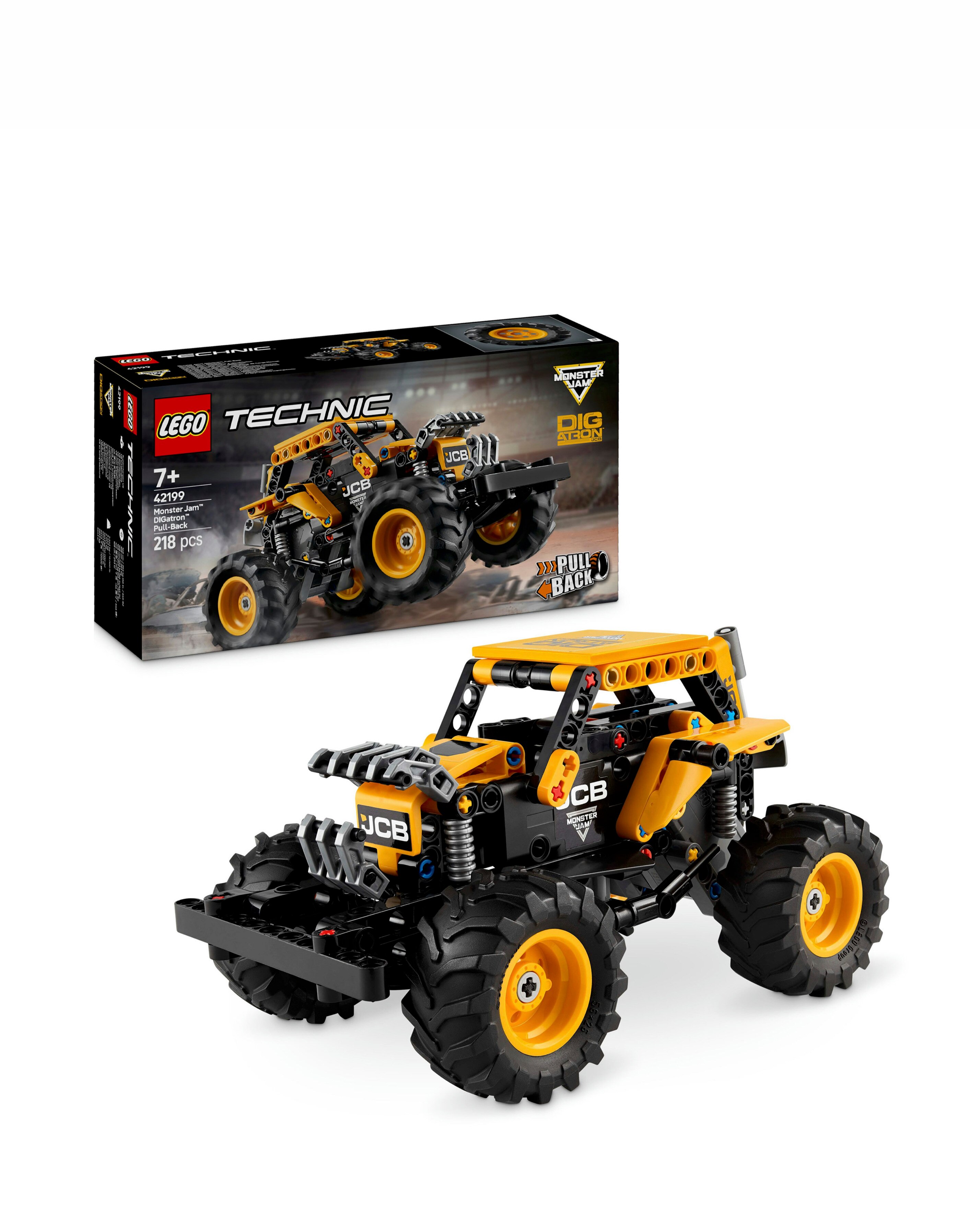 LEGO Technic Monster Jam DIGatron Pull-Back Truck Toy Vehicle Playset 42199 1 LEGO Technic Monster Jam DIGatron Pull-Back Truck Toy Vehicle Playset 42199