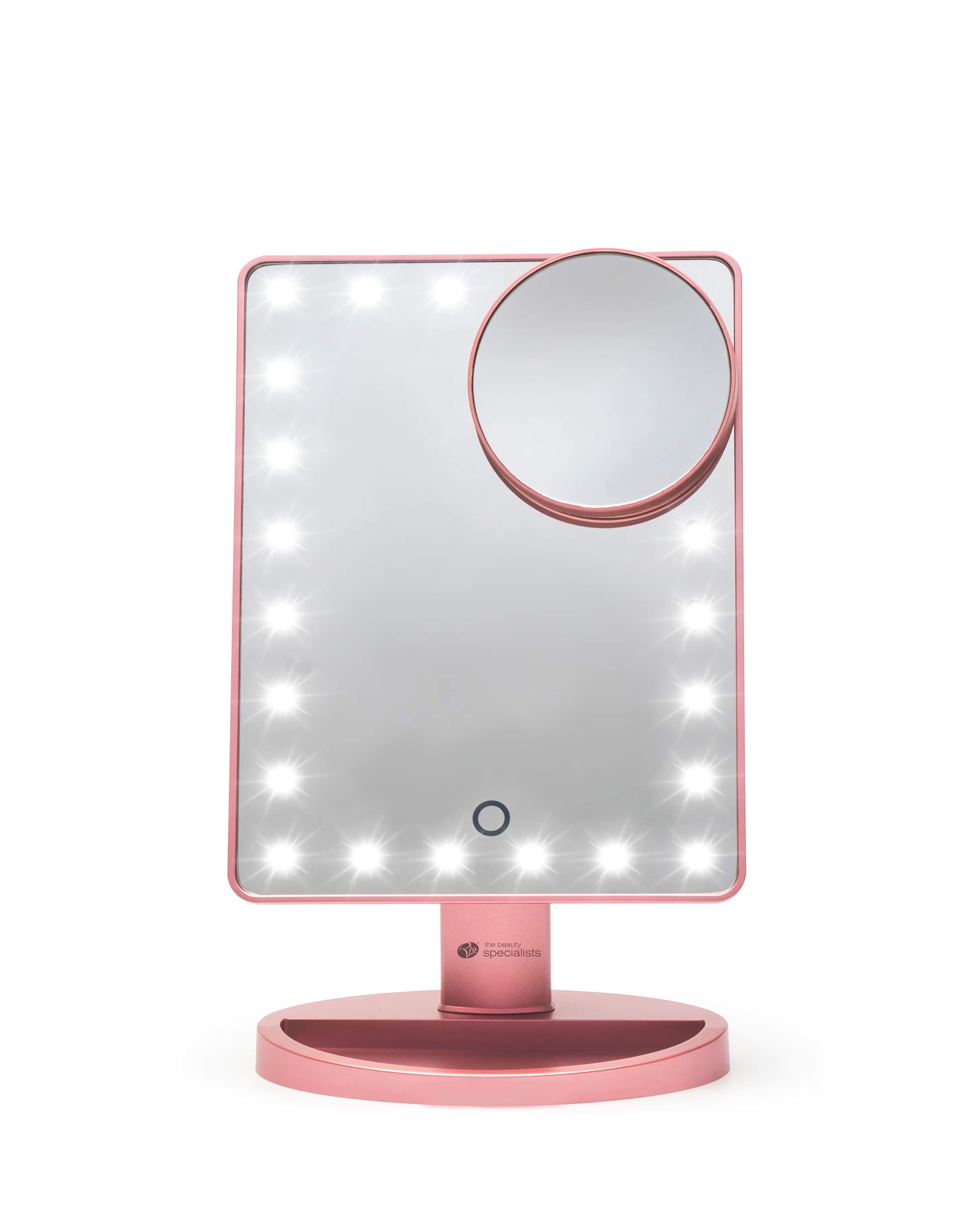 Rio Rose Gold 24 LED Makeup Mirror 1 Rio Rose Gold 24 LED Makeup Mirror