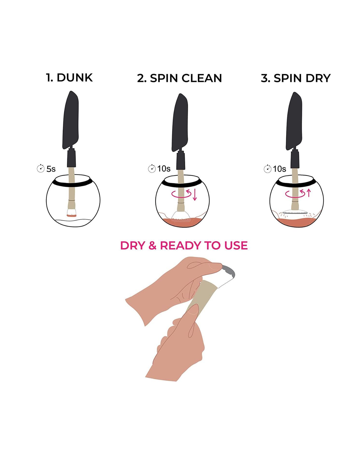 Stylpro Makeup Brush Cleaner 500ml 3 Stylpro Makeup Brush Cleaner 500ml