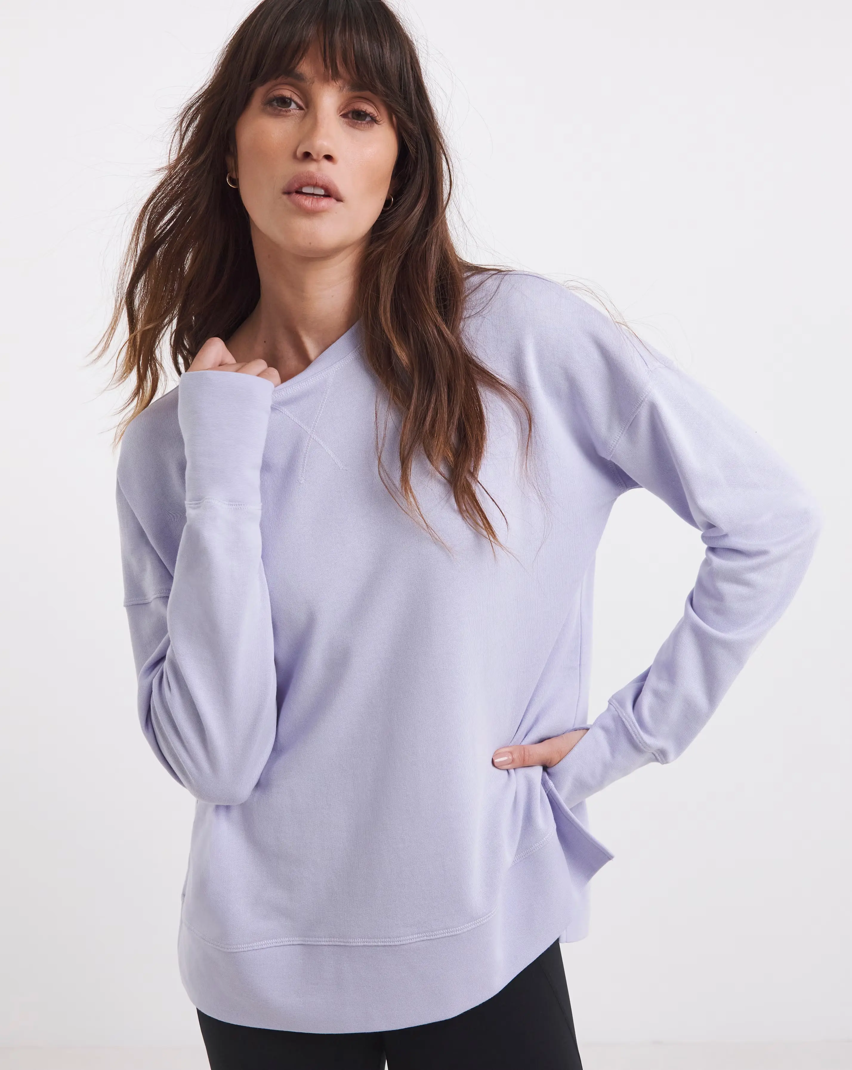 Sweaty Betty After Class Longline Sweatshirt 1 Sweaty Betty After Class Longline Sweatshirt