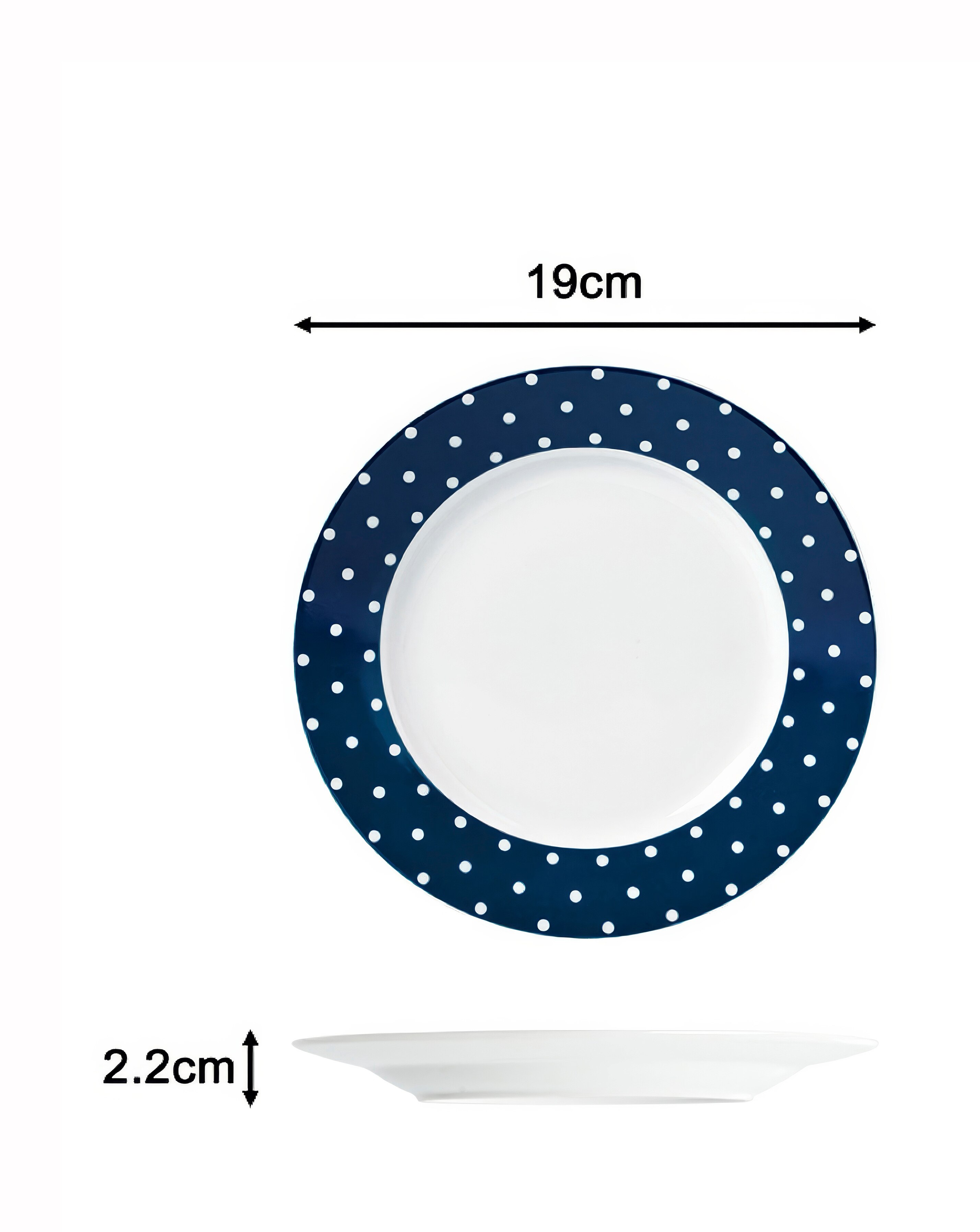 Waterside Blue Spot 24 Piece Dinner Set 5 Waterside Blue Spot 24 Piece Dinner Set
