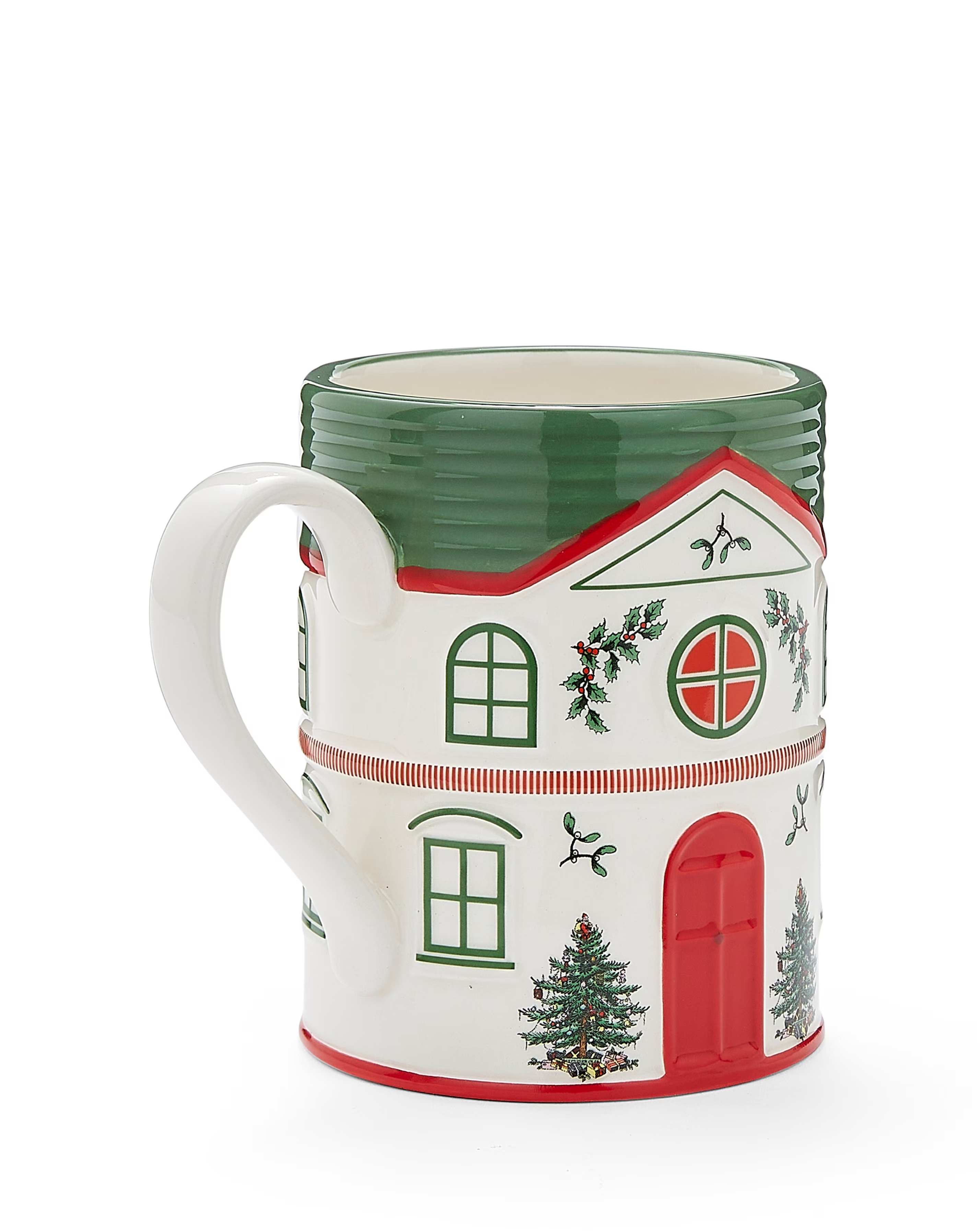 Spode Christmas Tree House Mug 3 Spode Christmas Tree House Mug