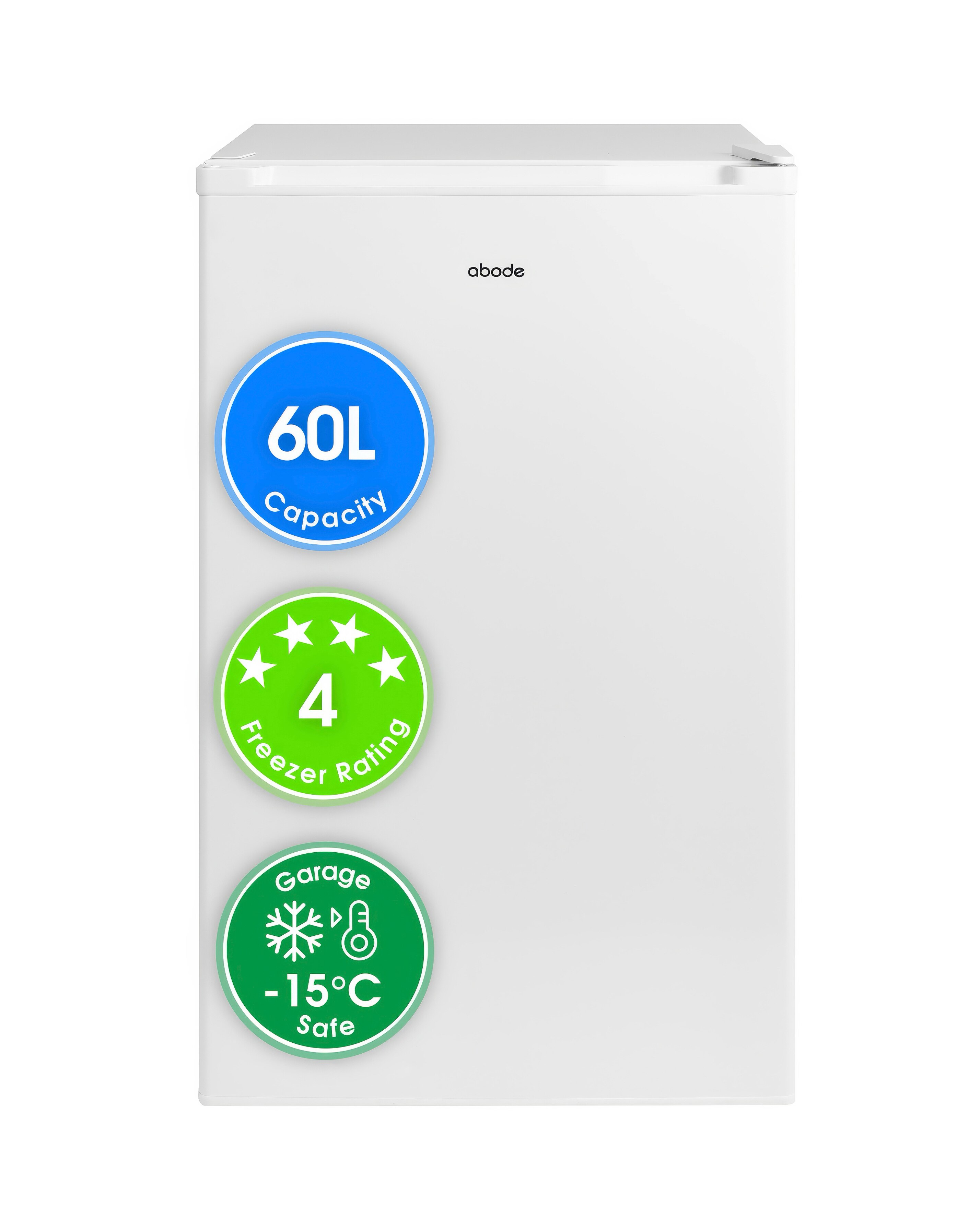 Abode A85UCFZ482E1W 50cm Undercounter Freezer - White 2 Abode A85UCFZ482E1W 50cm Undercounter Freezer - White