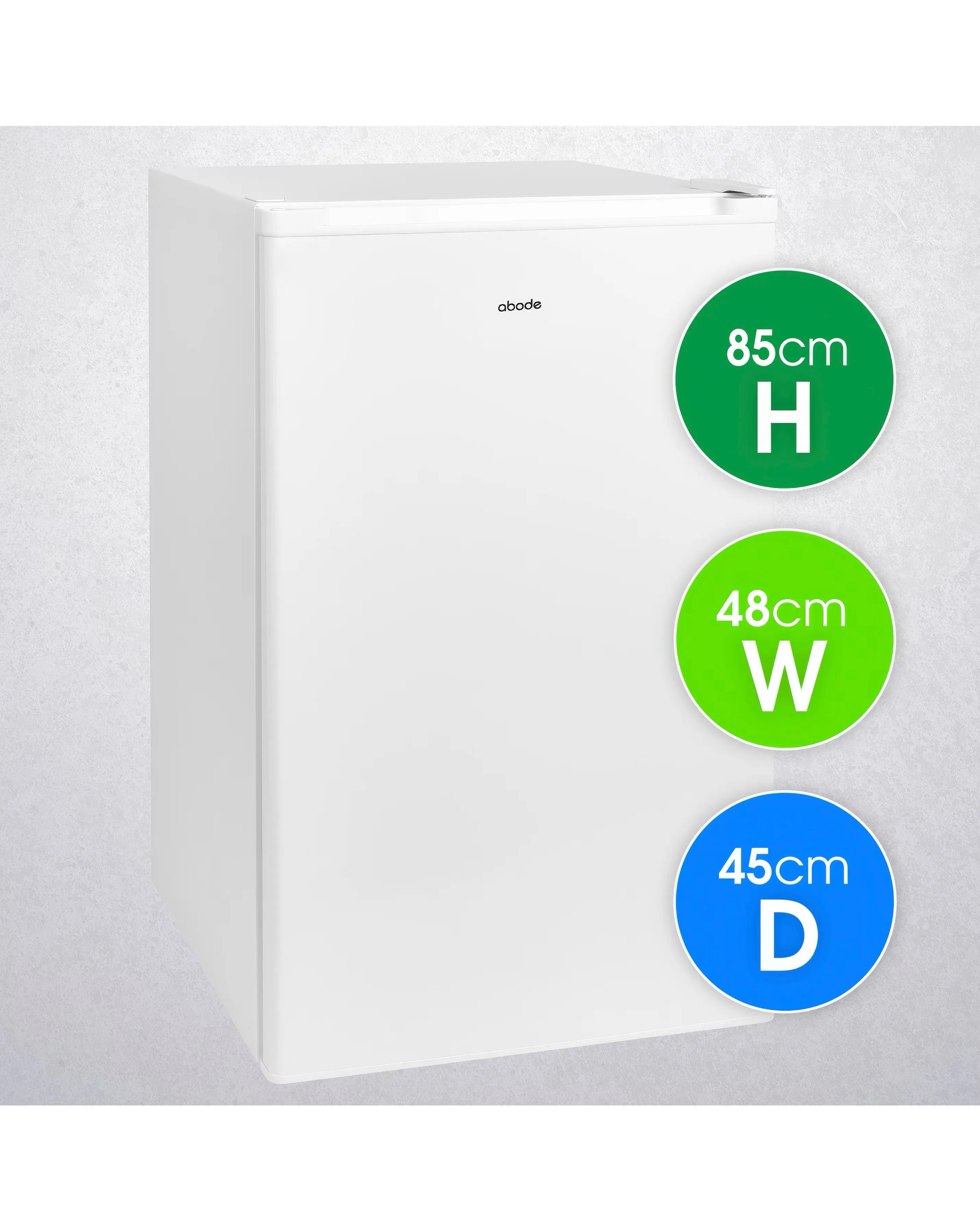 Abode A85UCFZ482E1W 50cm Undercounter Freezer - White 4 Abode A85UCFZ482E1W 50cm Undercounter Freezer - White