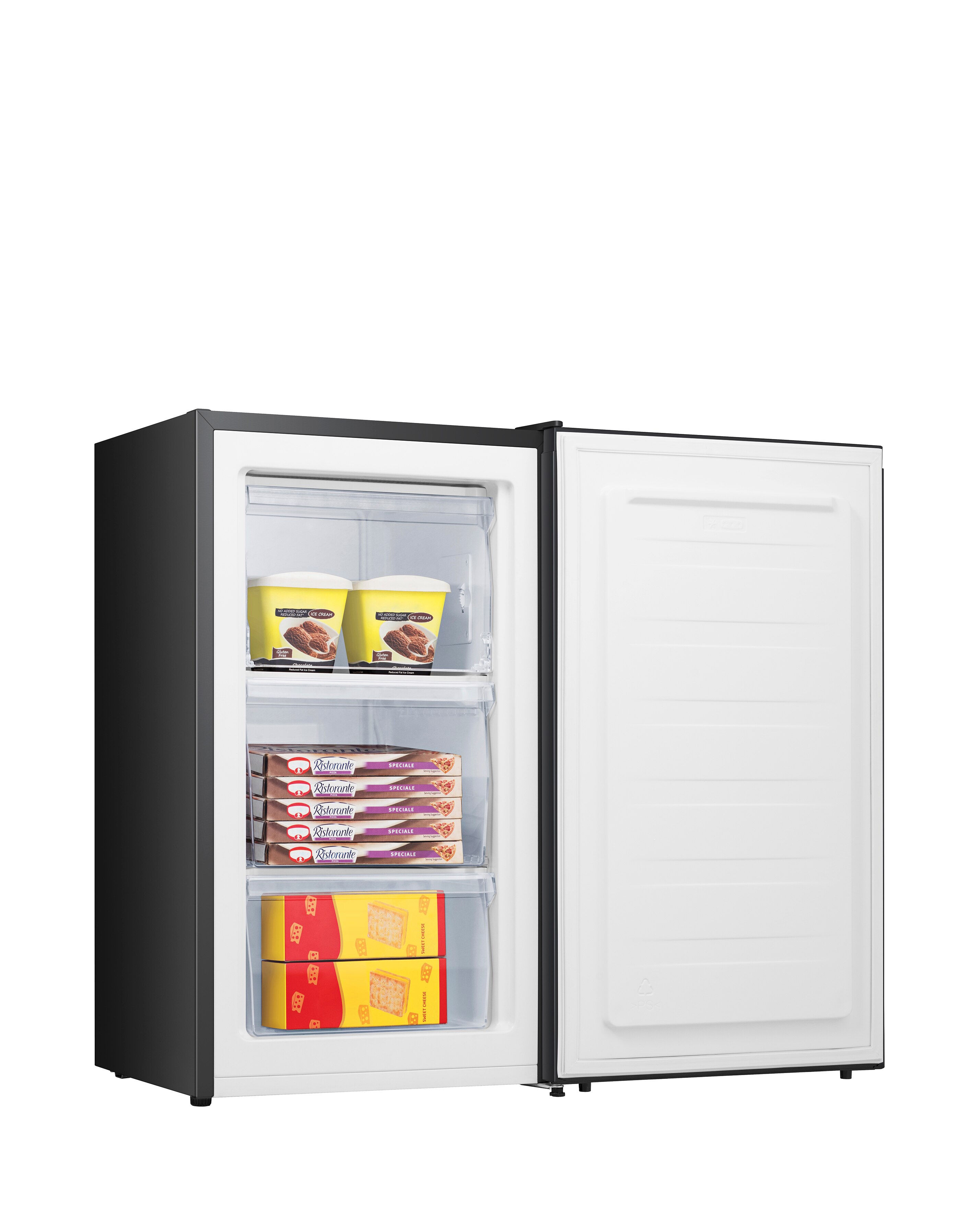 Fridgemaster MUZ4860EB Under Counter Freezer - Black E Rated 4 Fridgemaster MUZ4860EB Under Counter Freezer - Black E Rated