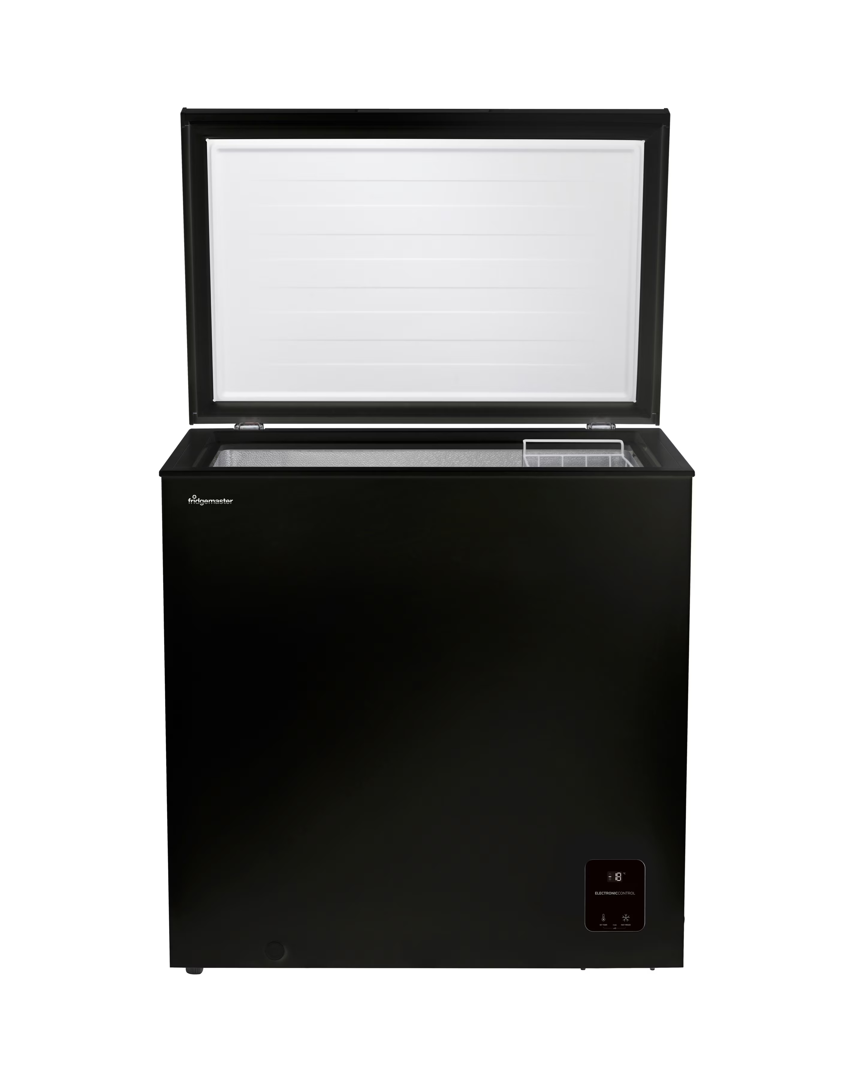 Fridgemaster MCF198EB 198L Chest Freezer - Black 1 Fridgemaster MCF198EB 198L Chest Freezer - Black