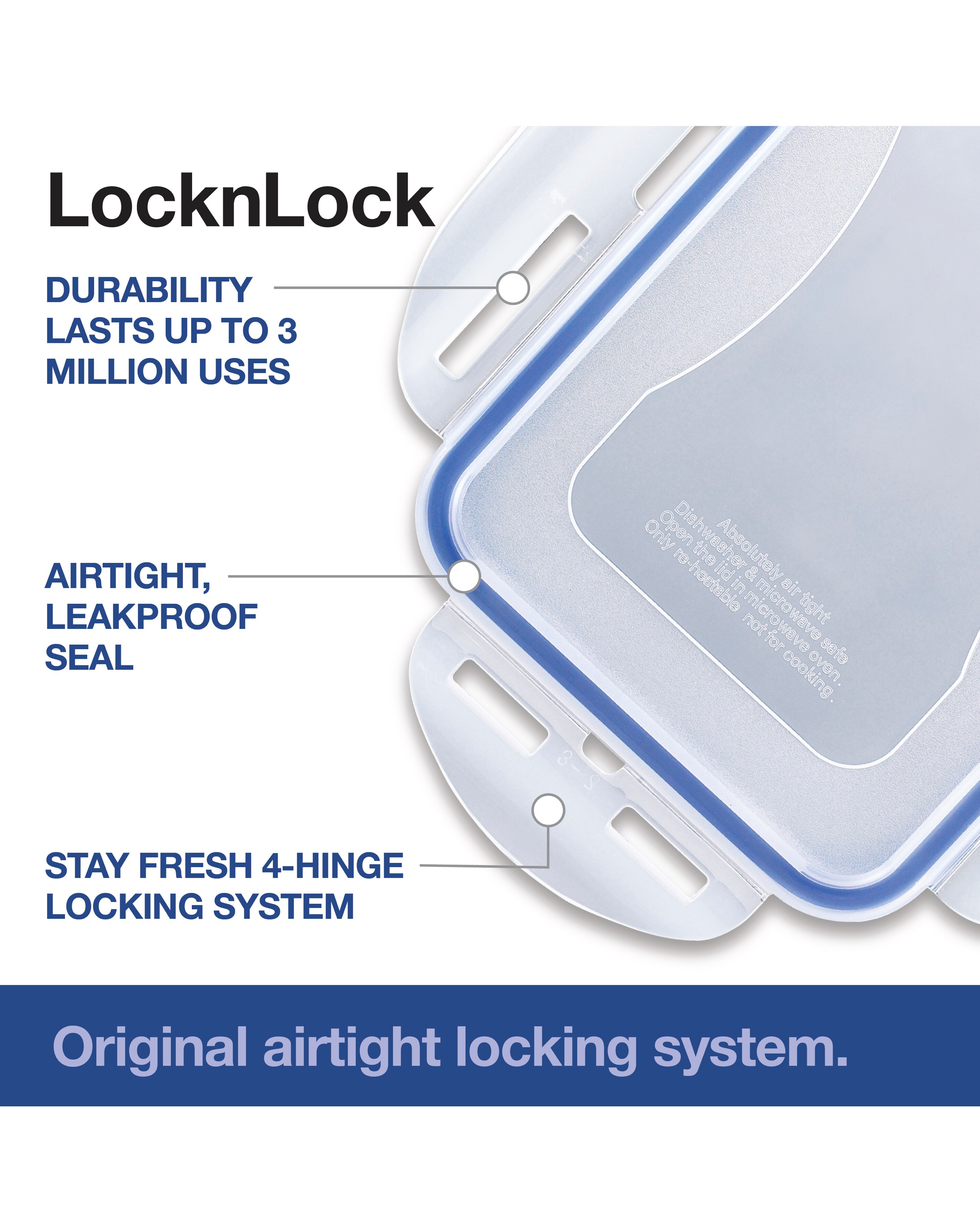 LocknLock 5 Piece Assorted Container Set 2 LocknLock 5 Piece Assorted Container Set