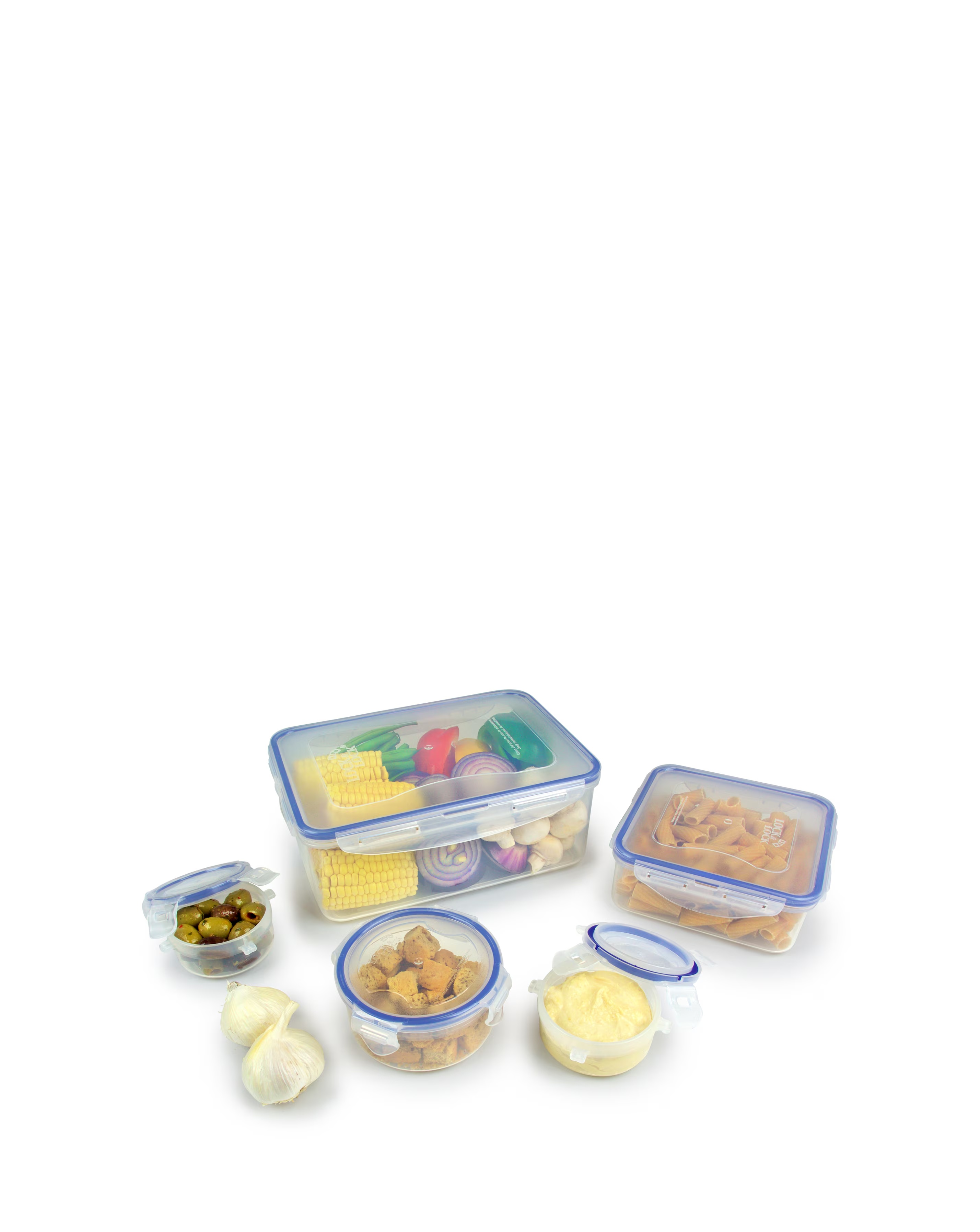 LocknLock 5 Piece Assorted Container Set 5 LocknLock 5 Piece Assorted Container Set