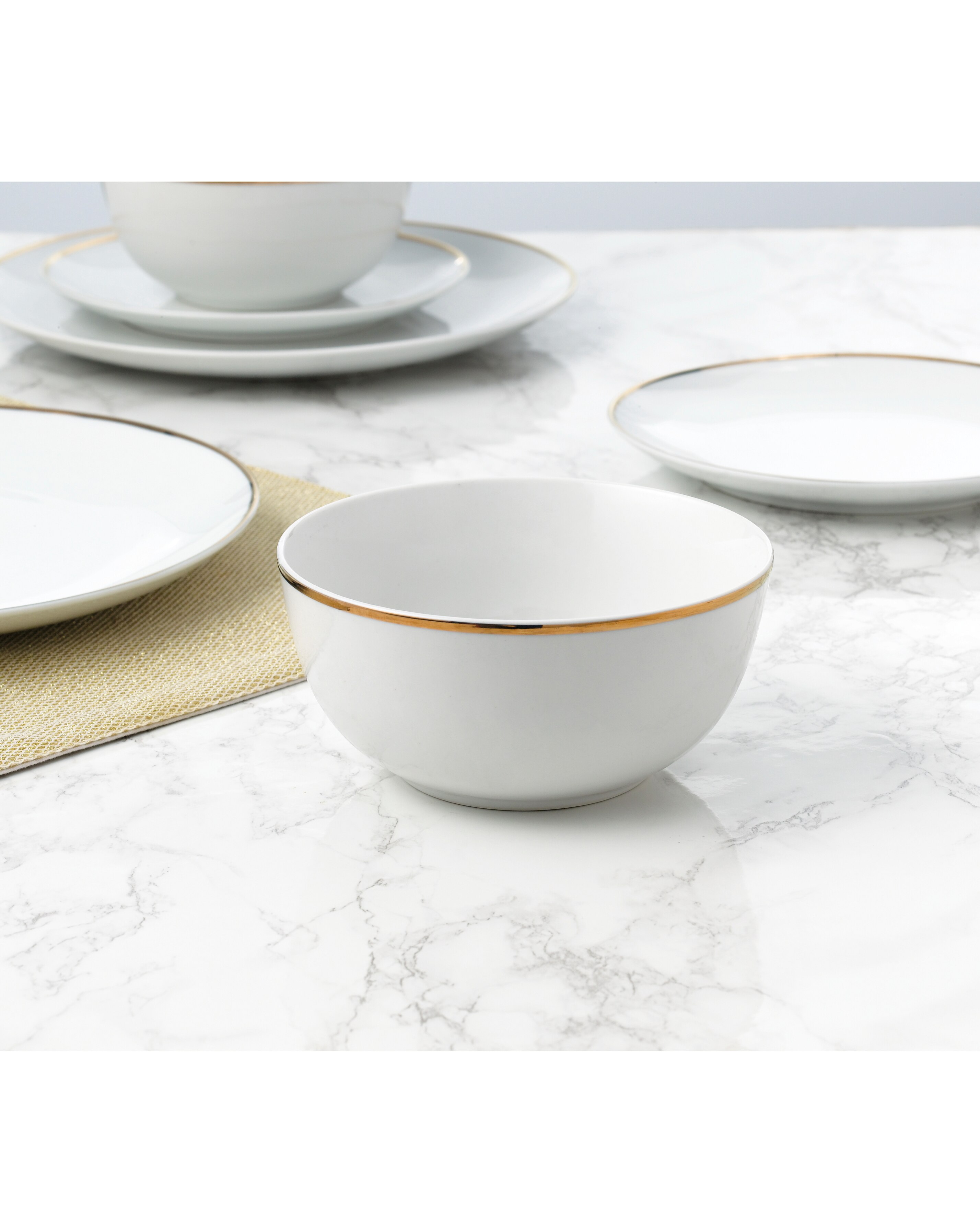 Waterside Goldline 12 Piece Dinner Set 5 Waterside Goldline 12 Piece Dinner Set